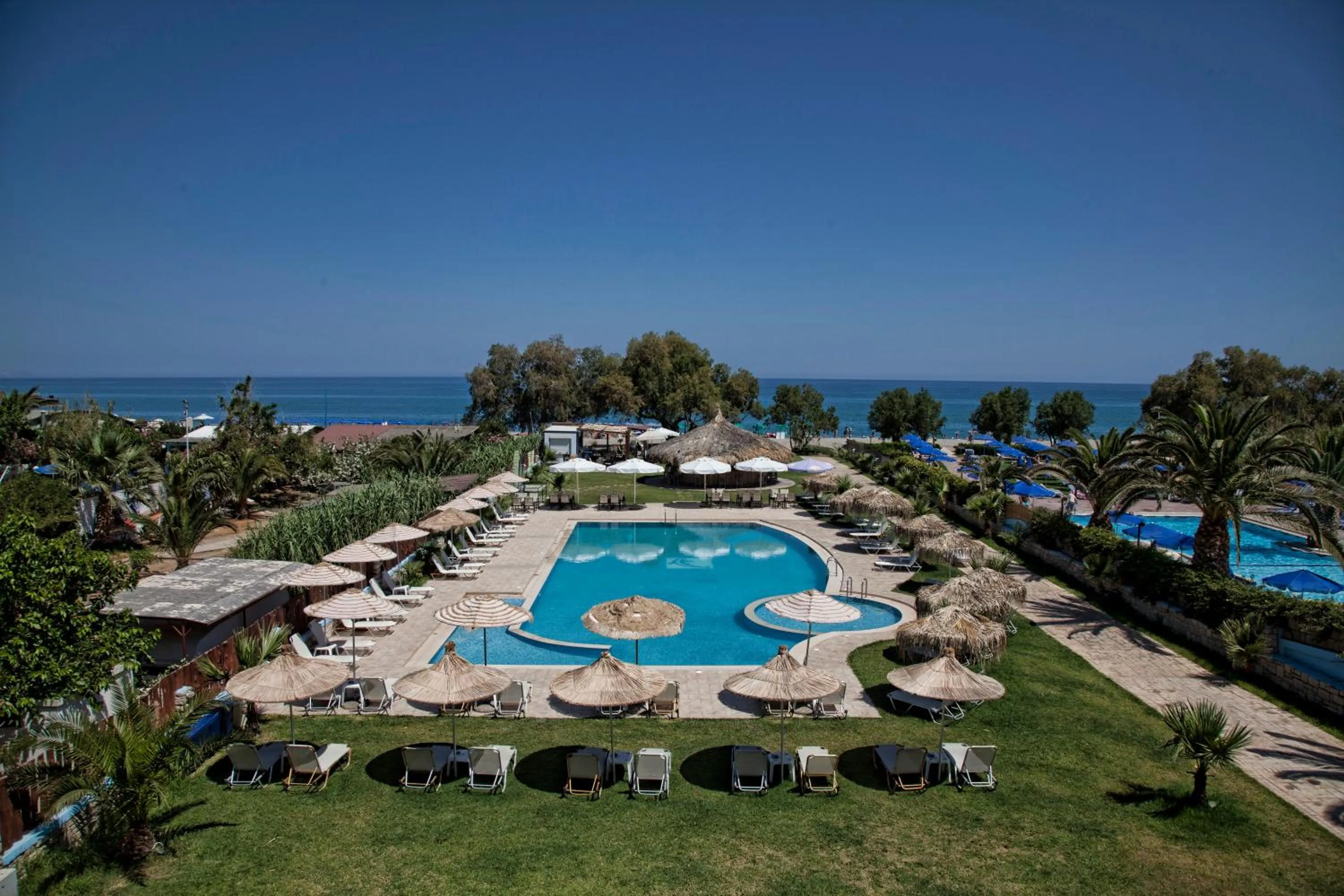Pool view in Gold Apartments