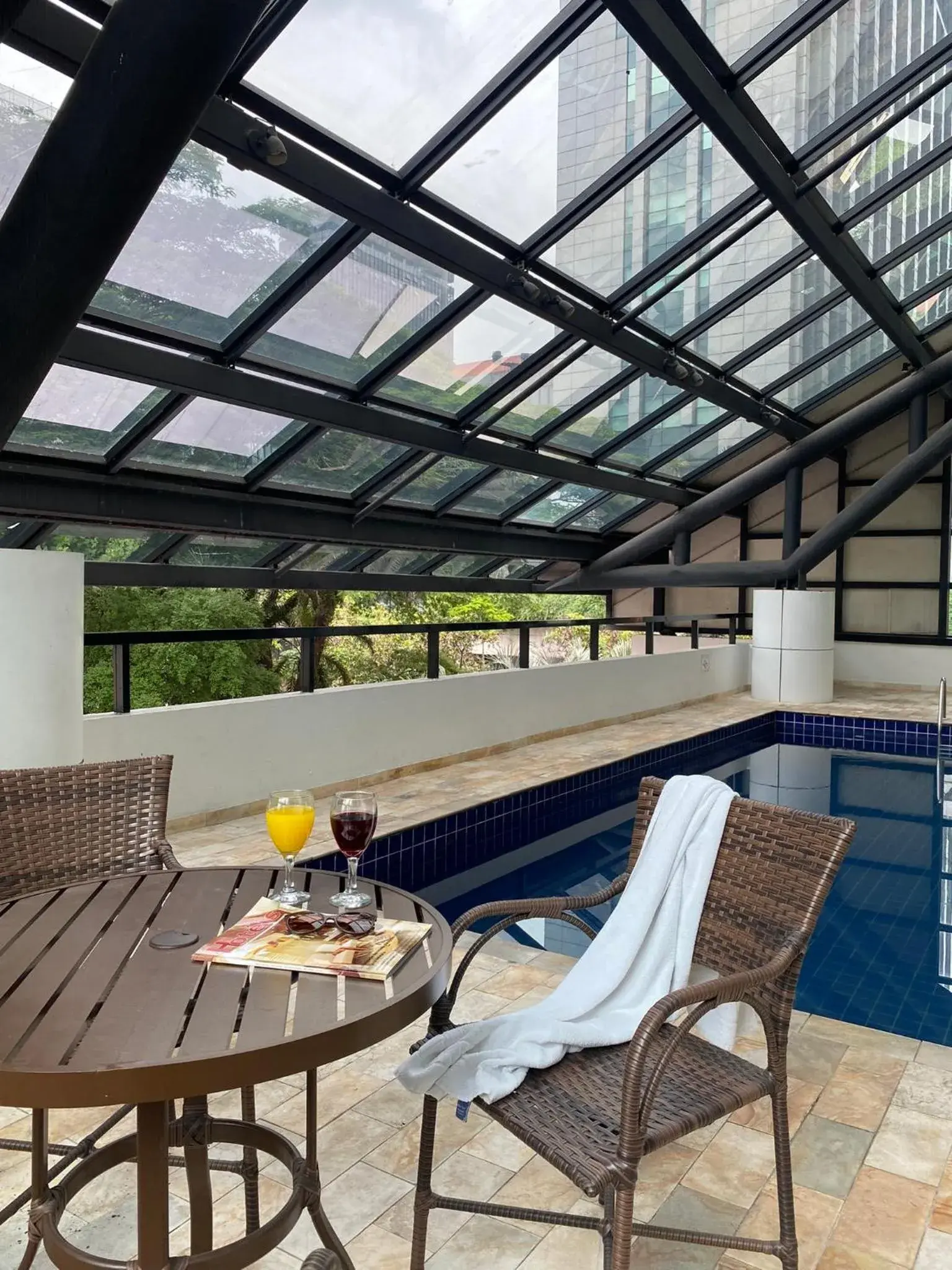 Swimming pool in Blue Tree Premium Paulista Swimming pool in Blue Tree Premium Paulista
