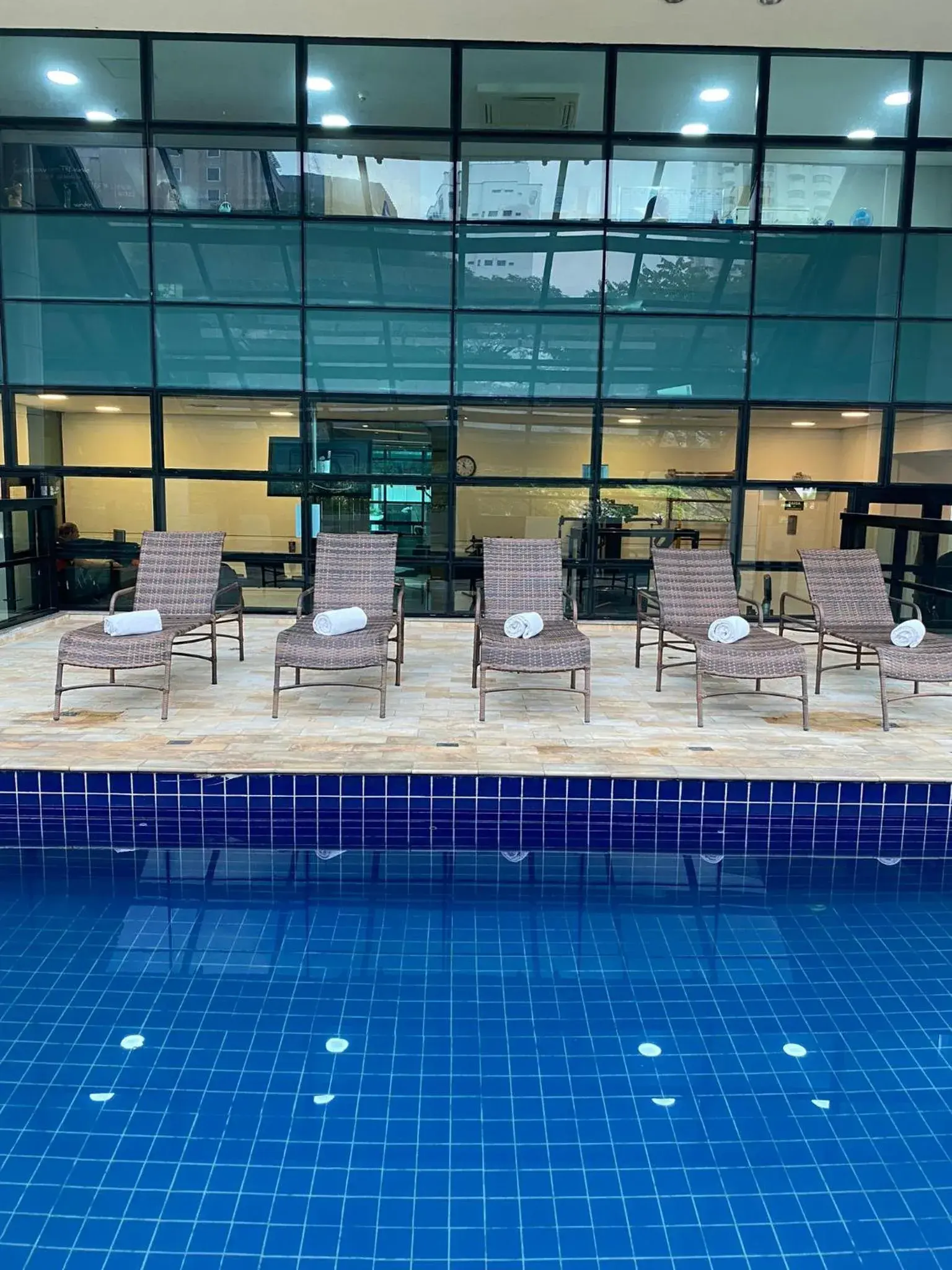 Swimming pool in Blue Tree Premium Paulista Swimming pool in Blue Tree Premium Paulista