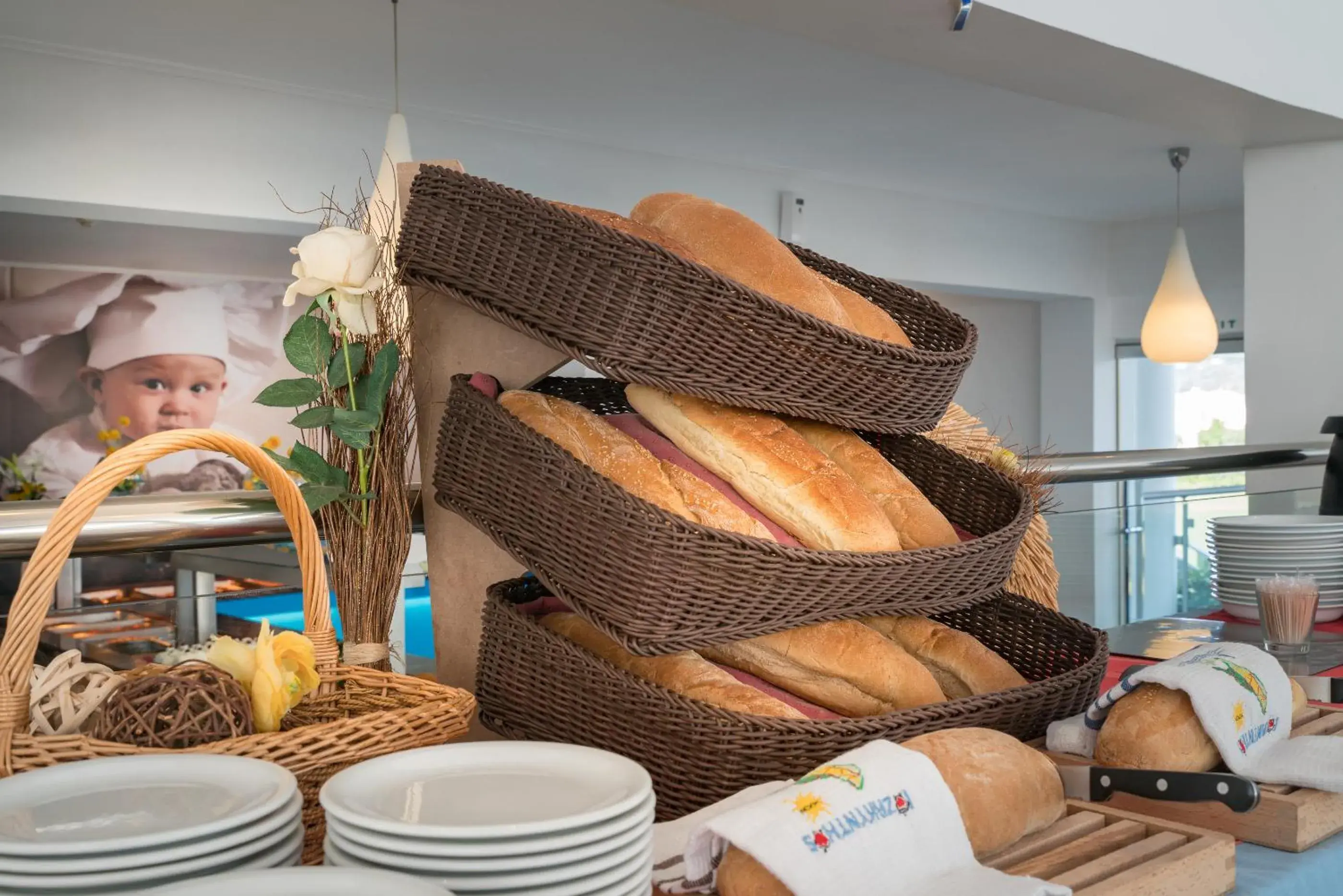 Buffet breakfast in Filoxenia Hotel Zakynthos Buffet breakfast in Filoxenia Hotel Zakynthos