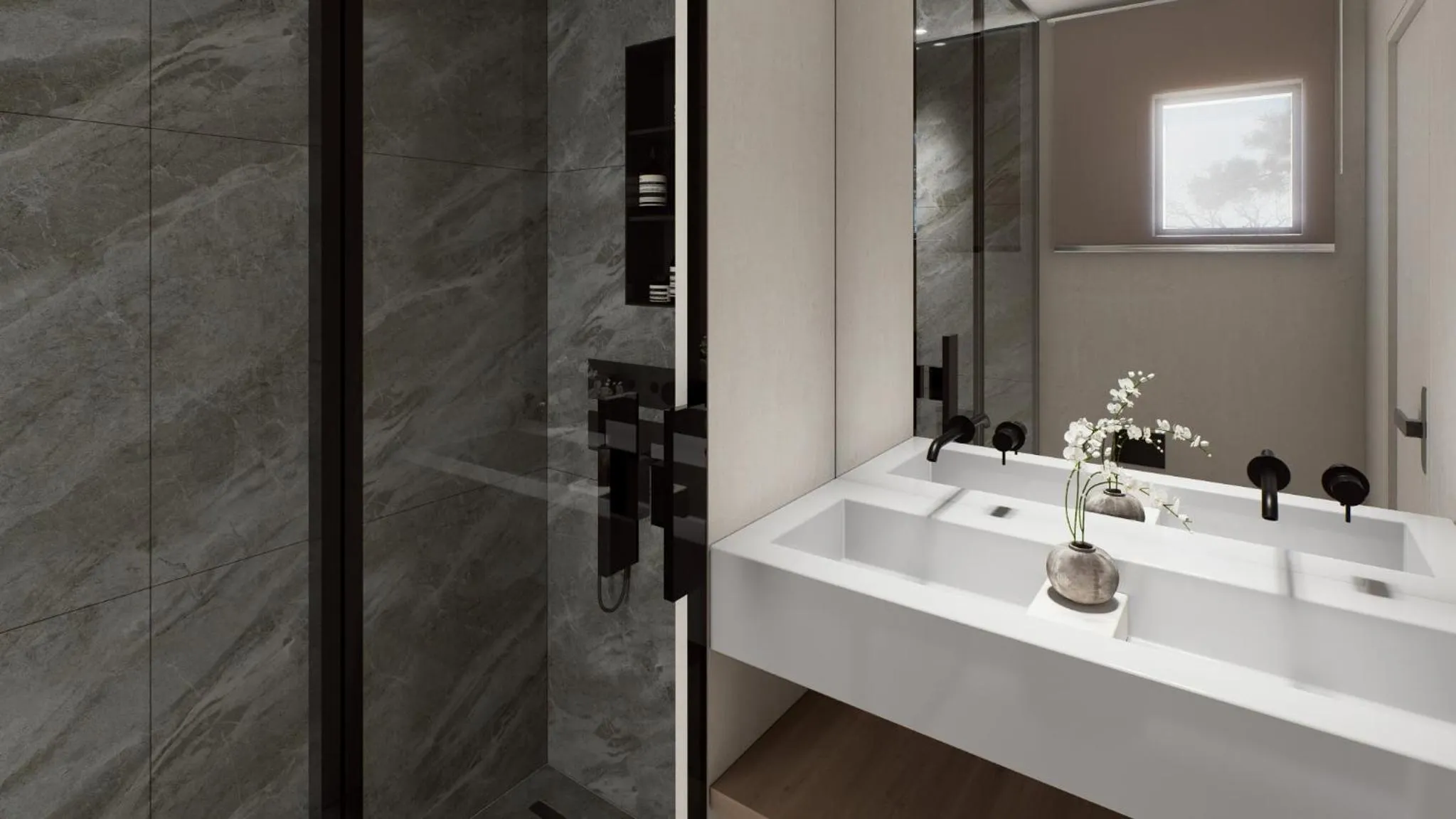 Shower in Filoxenia Hotel Zakynthos