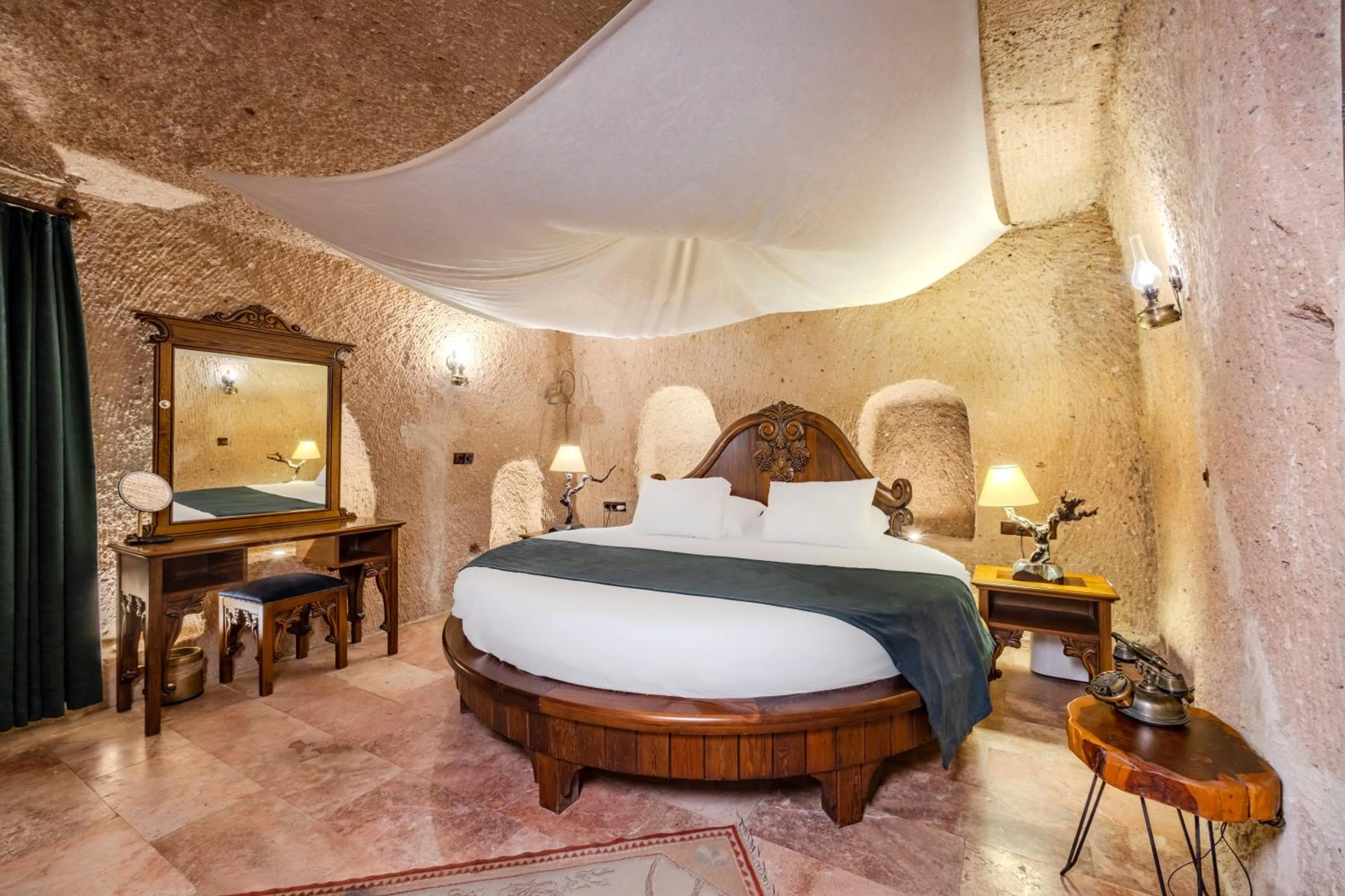 Bed in Eyes Of Cappadocia Cave Hotel