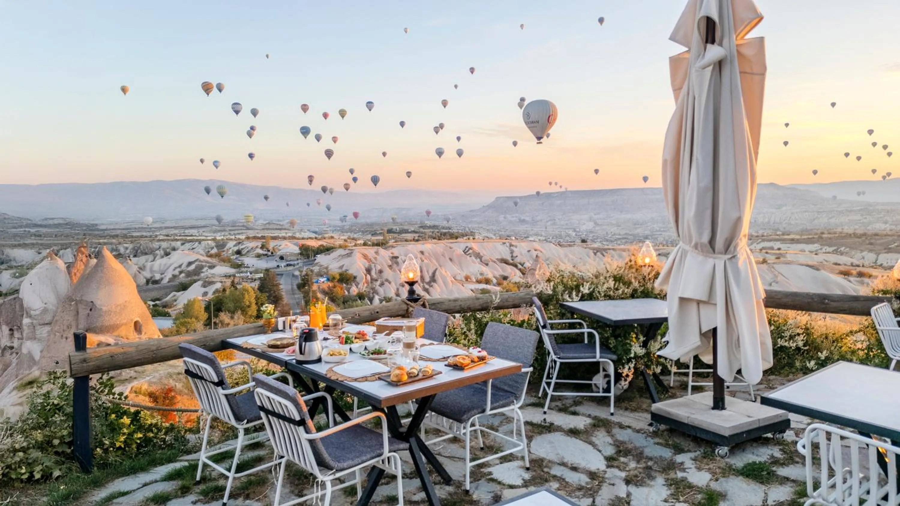 Bird's eye view in Eyes Of Cappadocia Cave Hotel