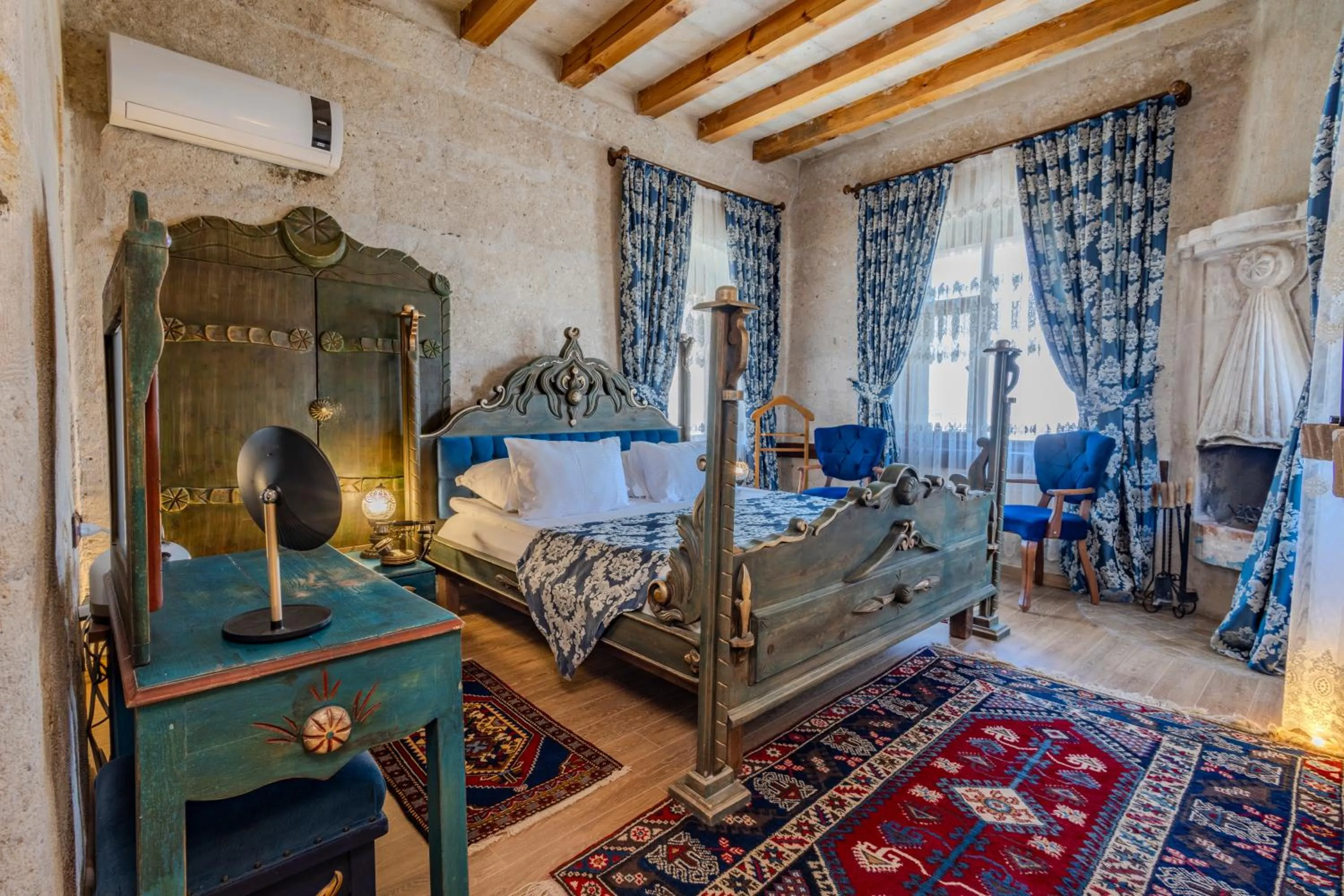 Bed in Eyes Of Cappadocia Cave Hotel