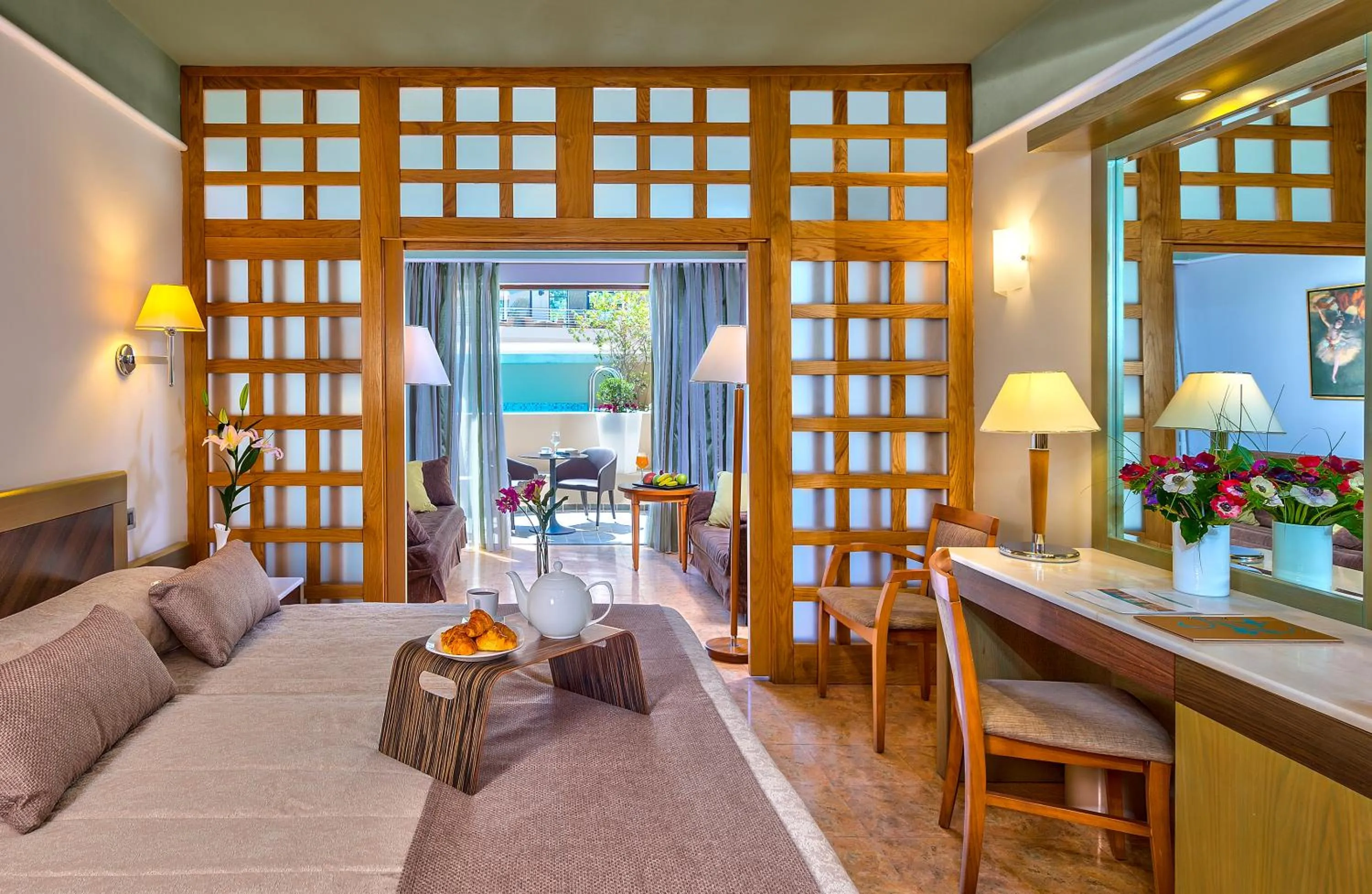 Bedroom in Porto Platanias Beach Resort & Spa