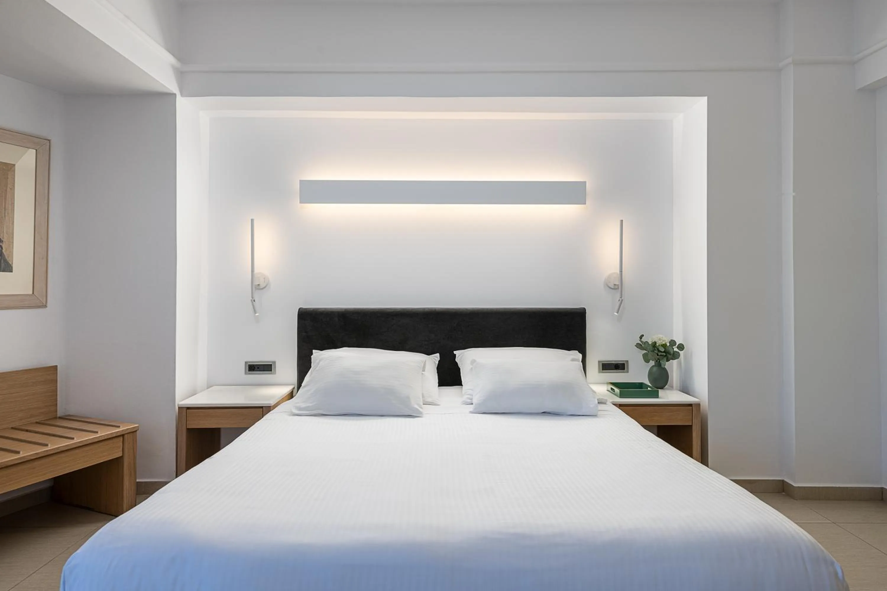 Bedroom, Bed in Porto Platanias Beach Resort & Spa