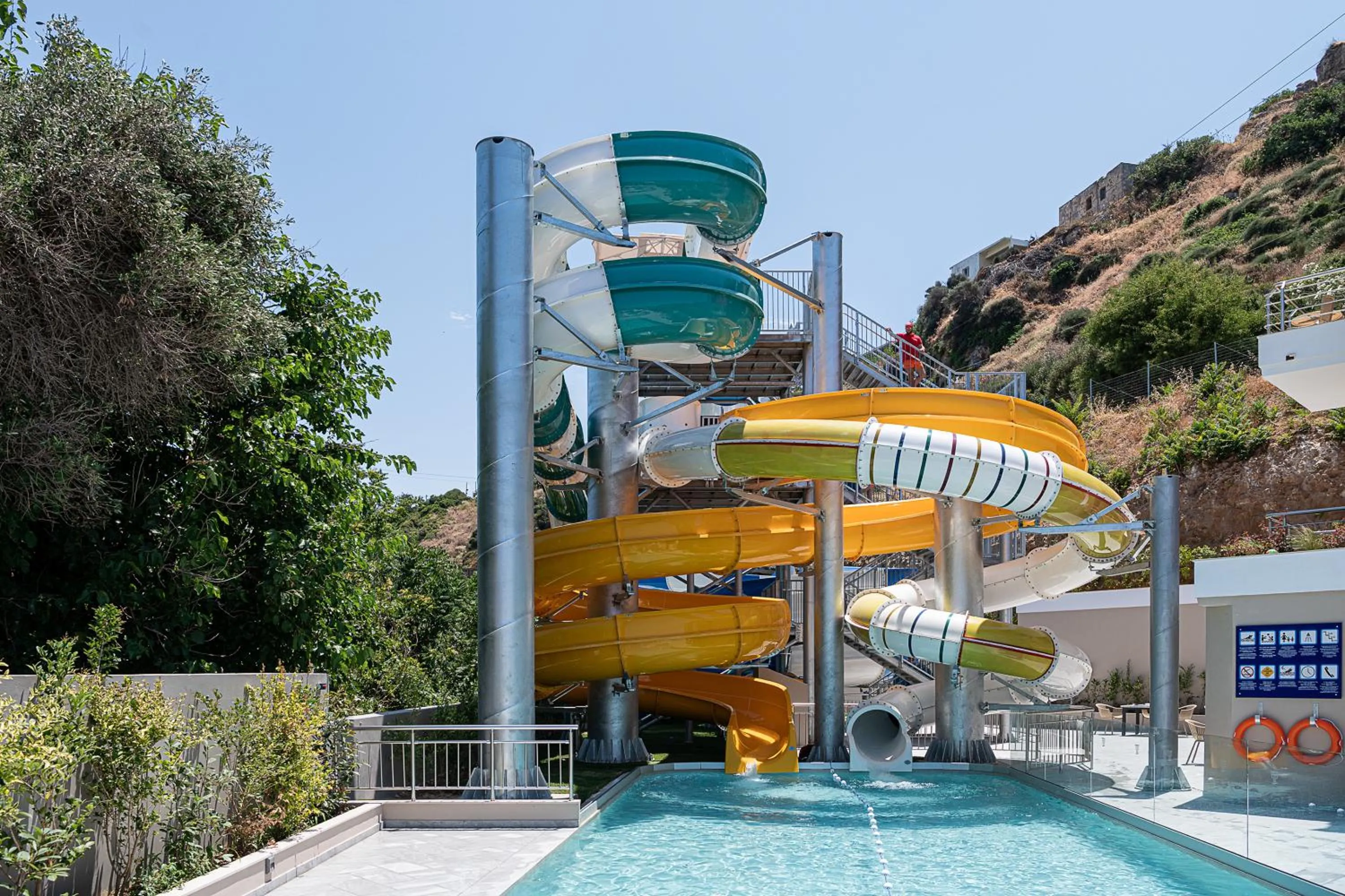 Aqua park in Porto Platanias Beach Resort & Spa