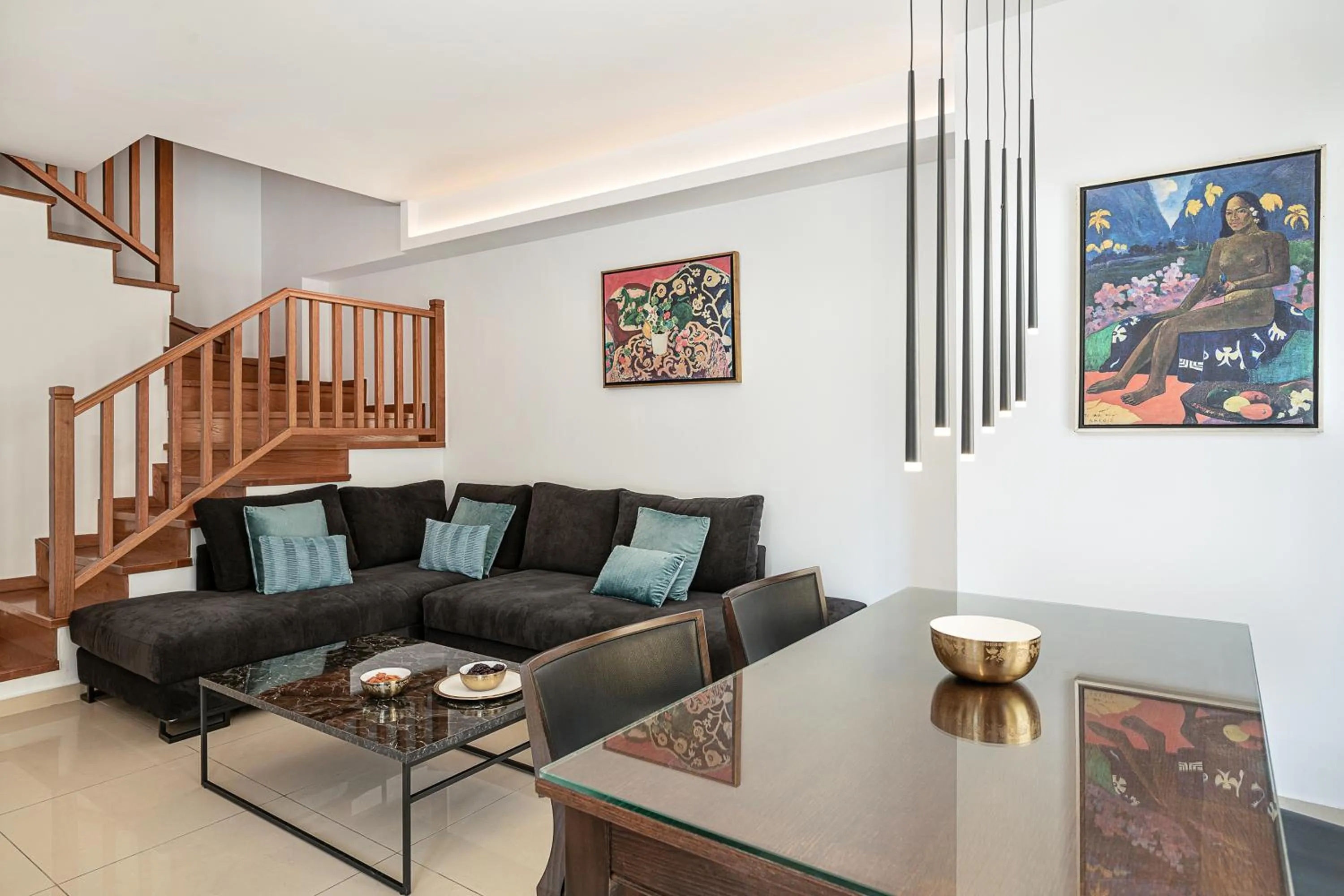 Living room in Porto Platanias Beach Resort & Spa