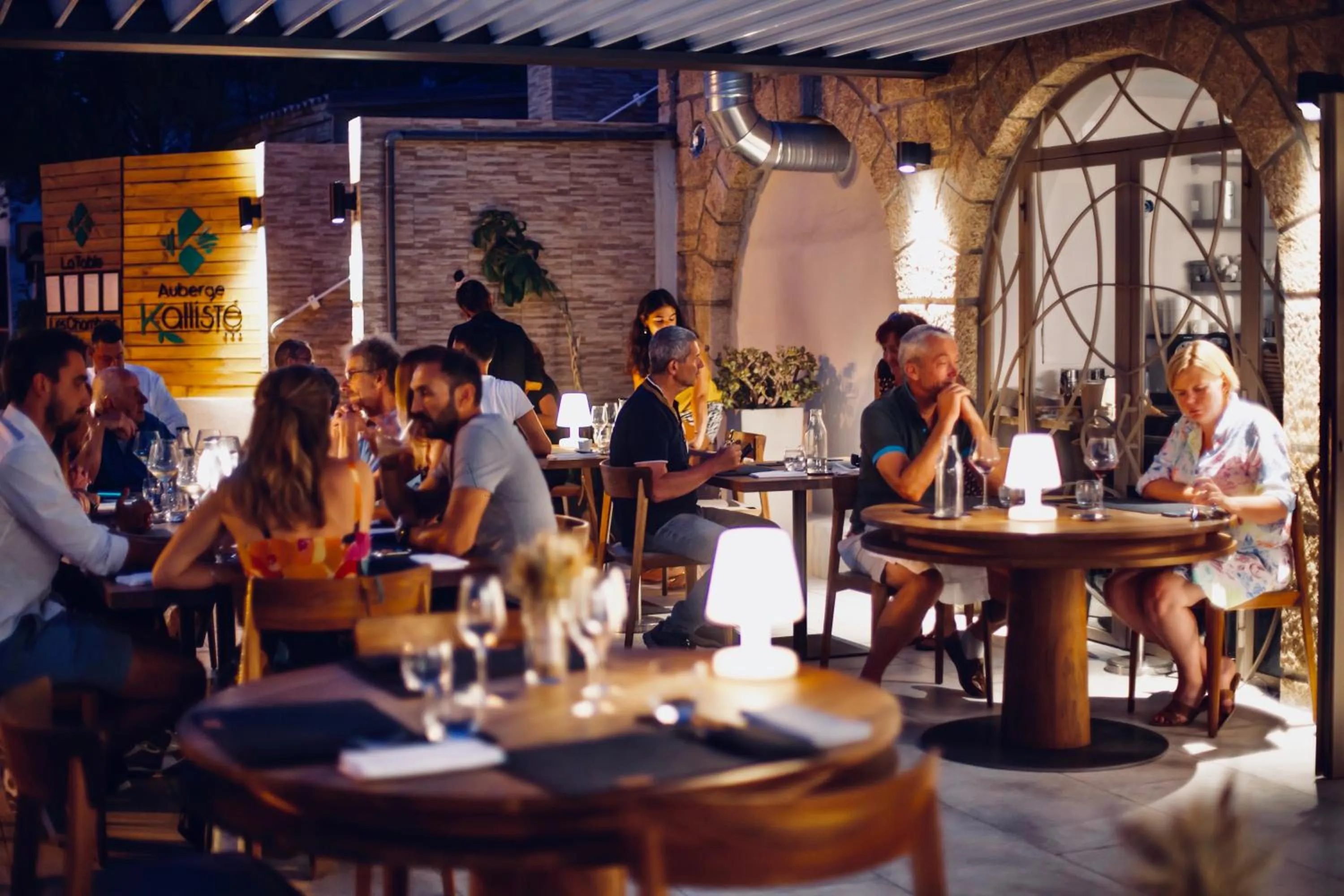 Restaurant/places to eat in Auberge Kallisté - Eco Label