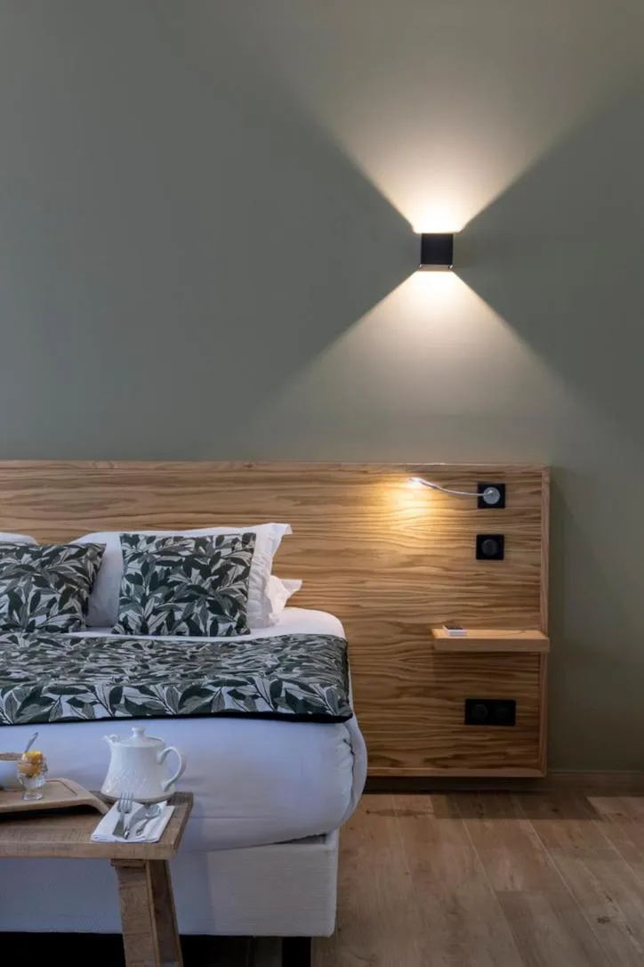 Bedroom, Bed in Auberge Kallisté - Eco Label