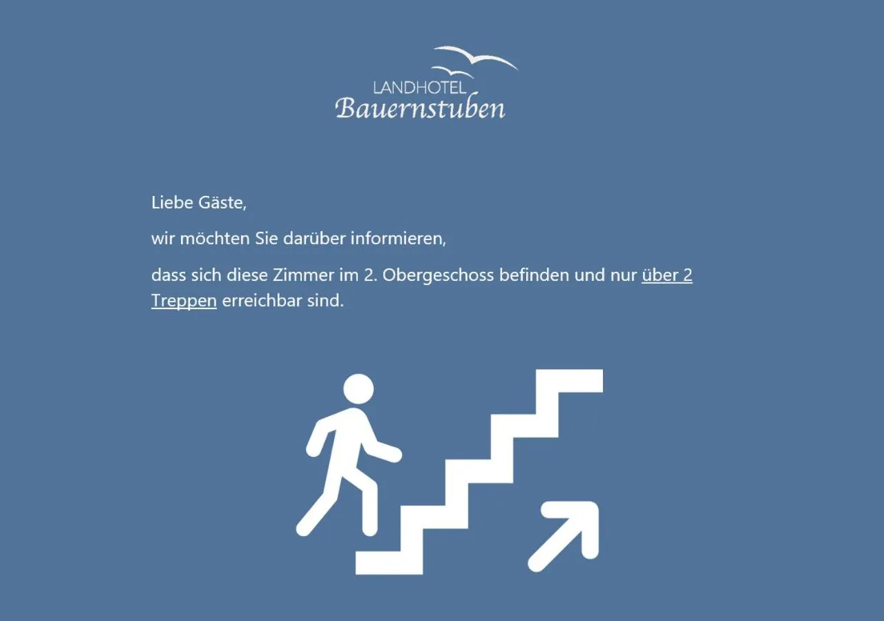 Text overlay in Landhotel Esen