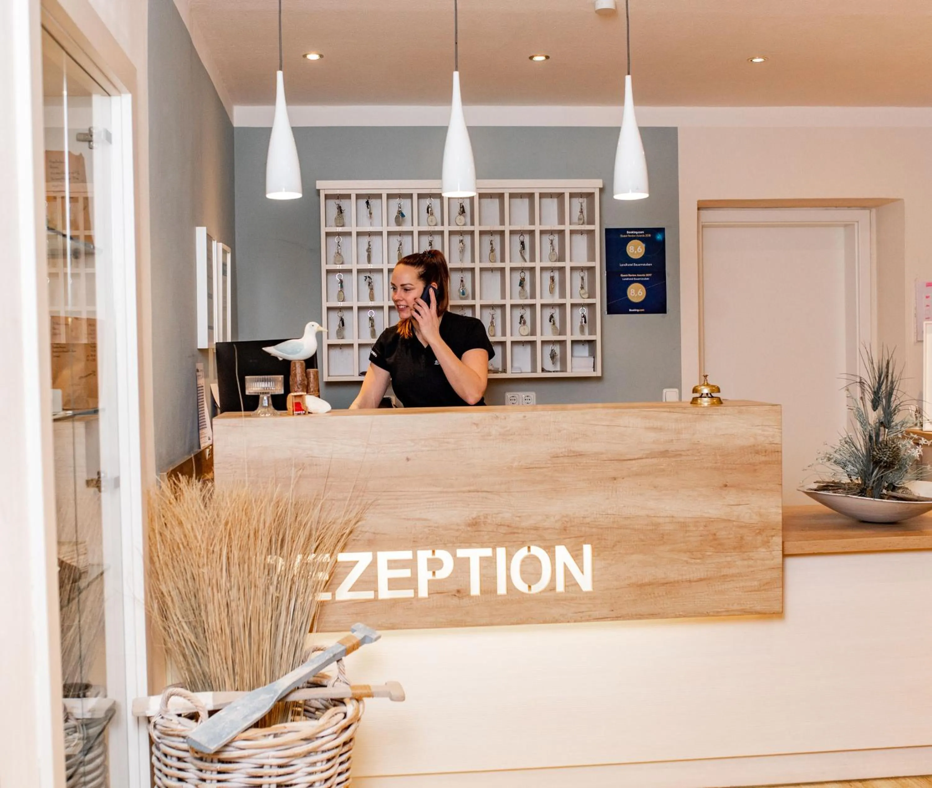 Lobby or reception in Landhotel Esen