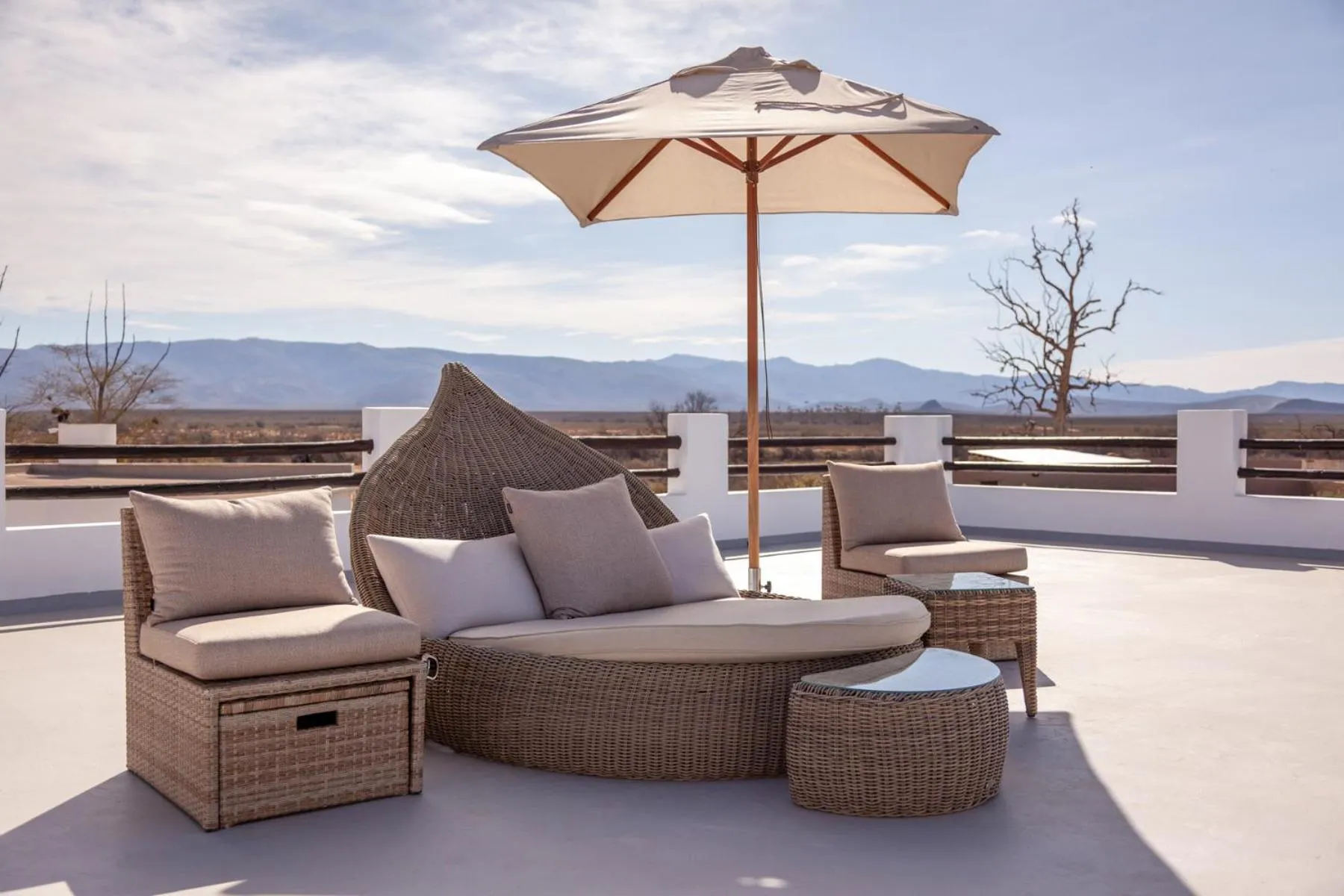 Natural landscape in Inverdoorn Game Reserve Lodge