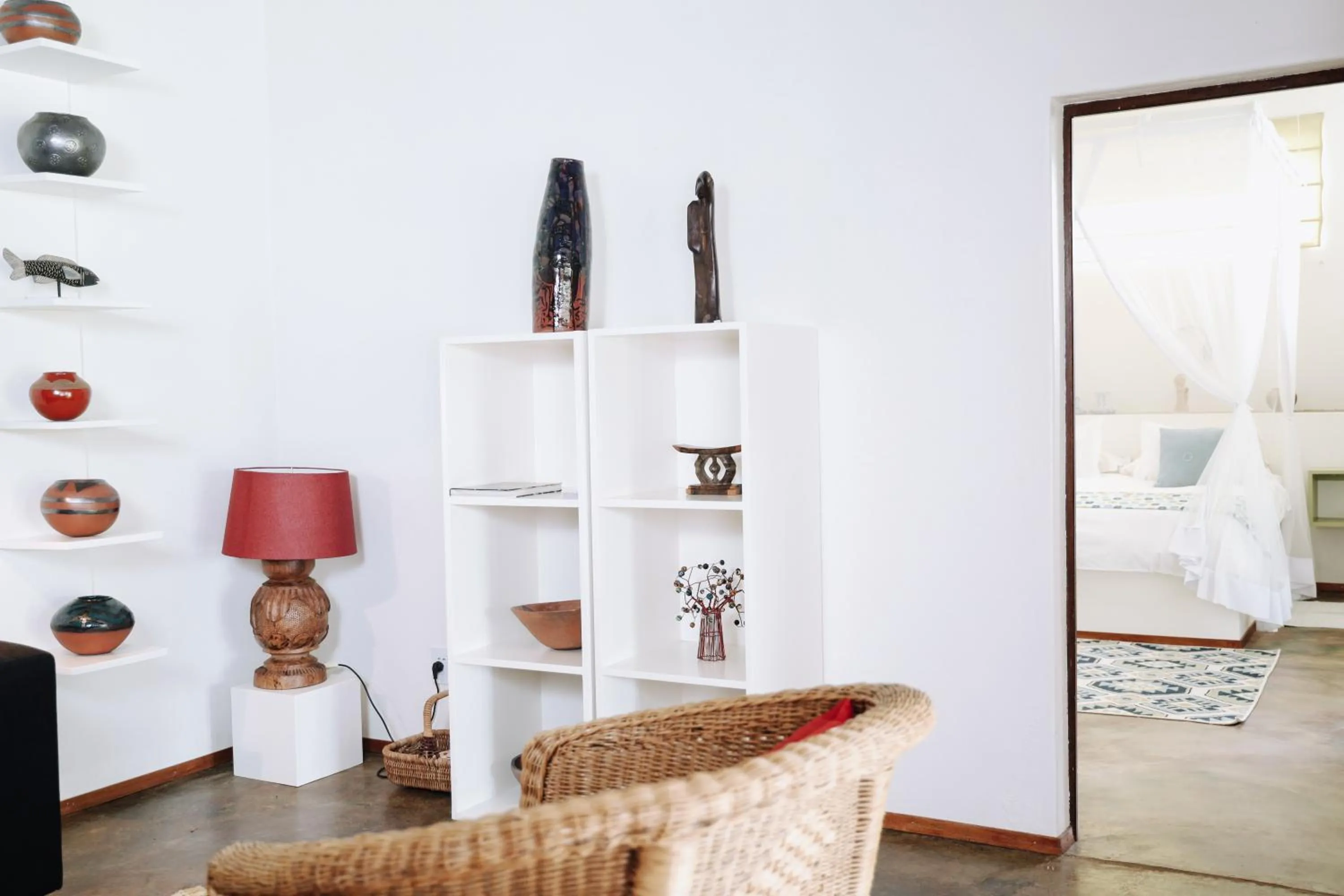 TV and multimedia, Bed in Madi a Thavha Mountain Lodge