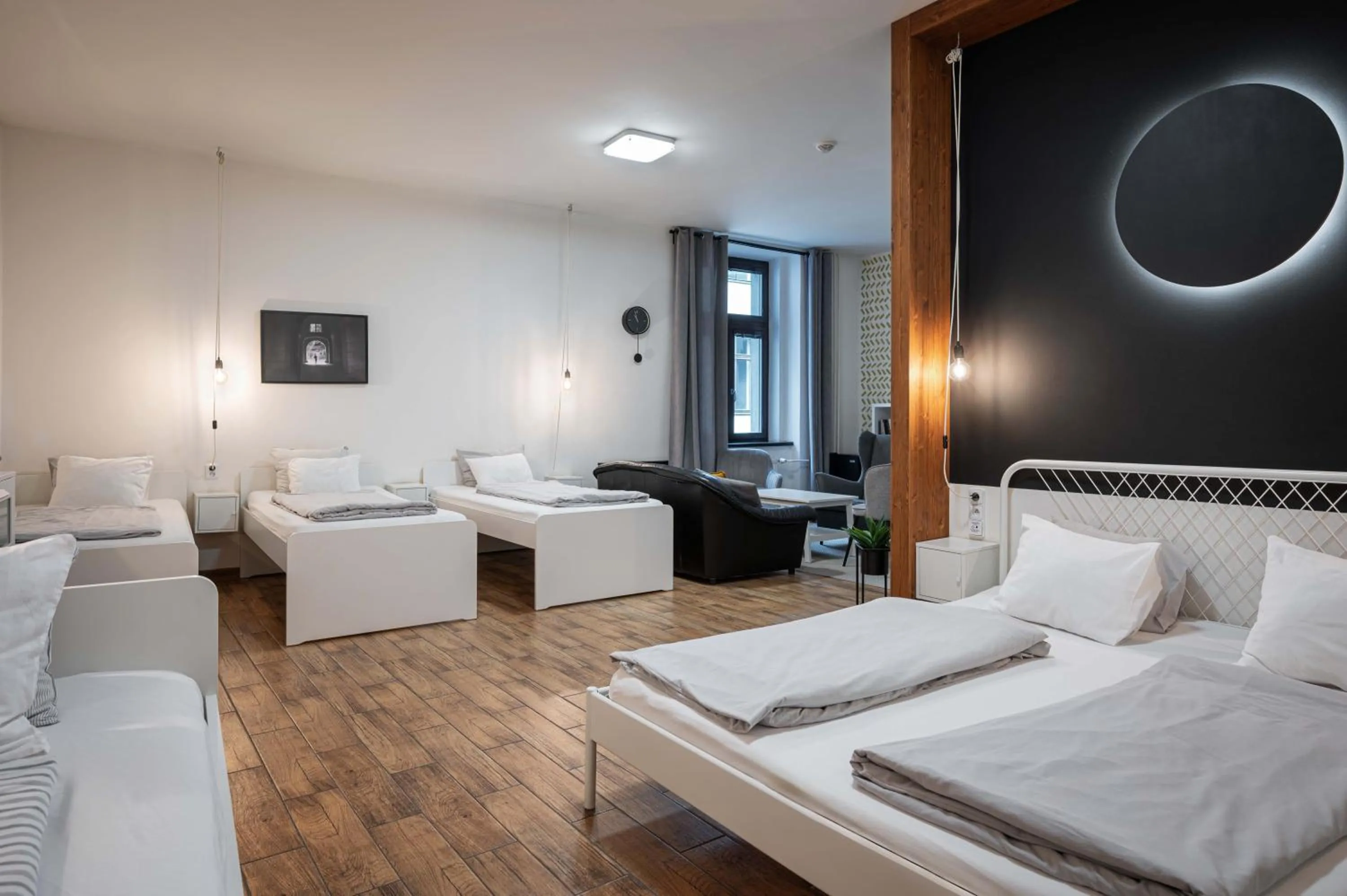 Bed in Bohem Prague Hotel