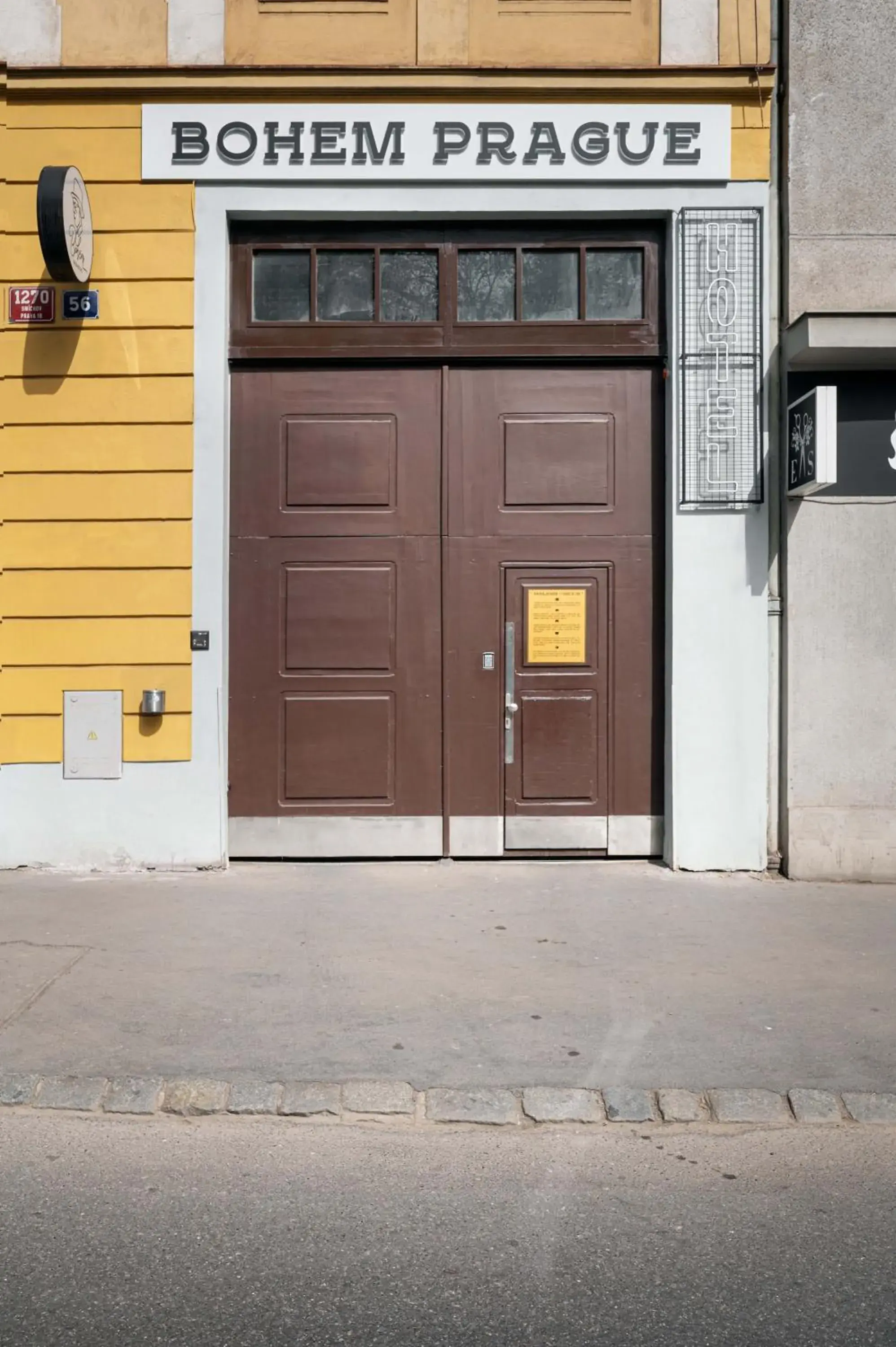 Facade/entrance in Bohem Prague Hotel Facade/entrance in Bohem Prague Hotel