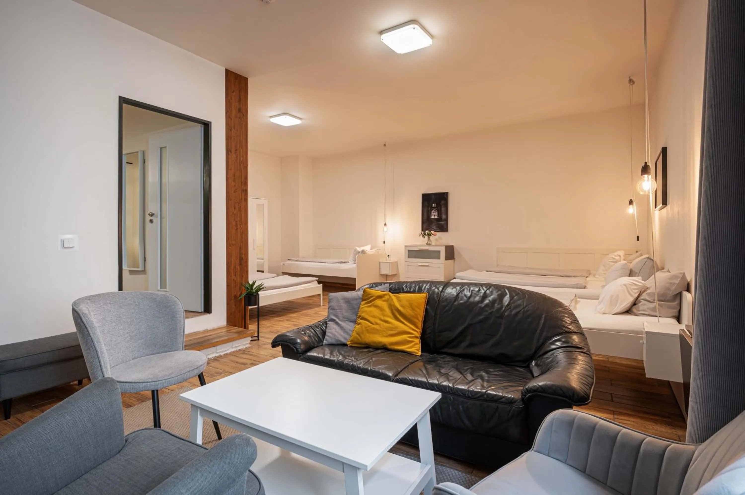 Bed in Bohem Prague Hotel