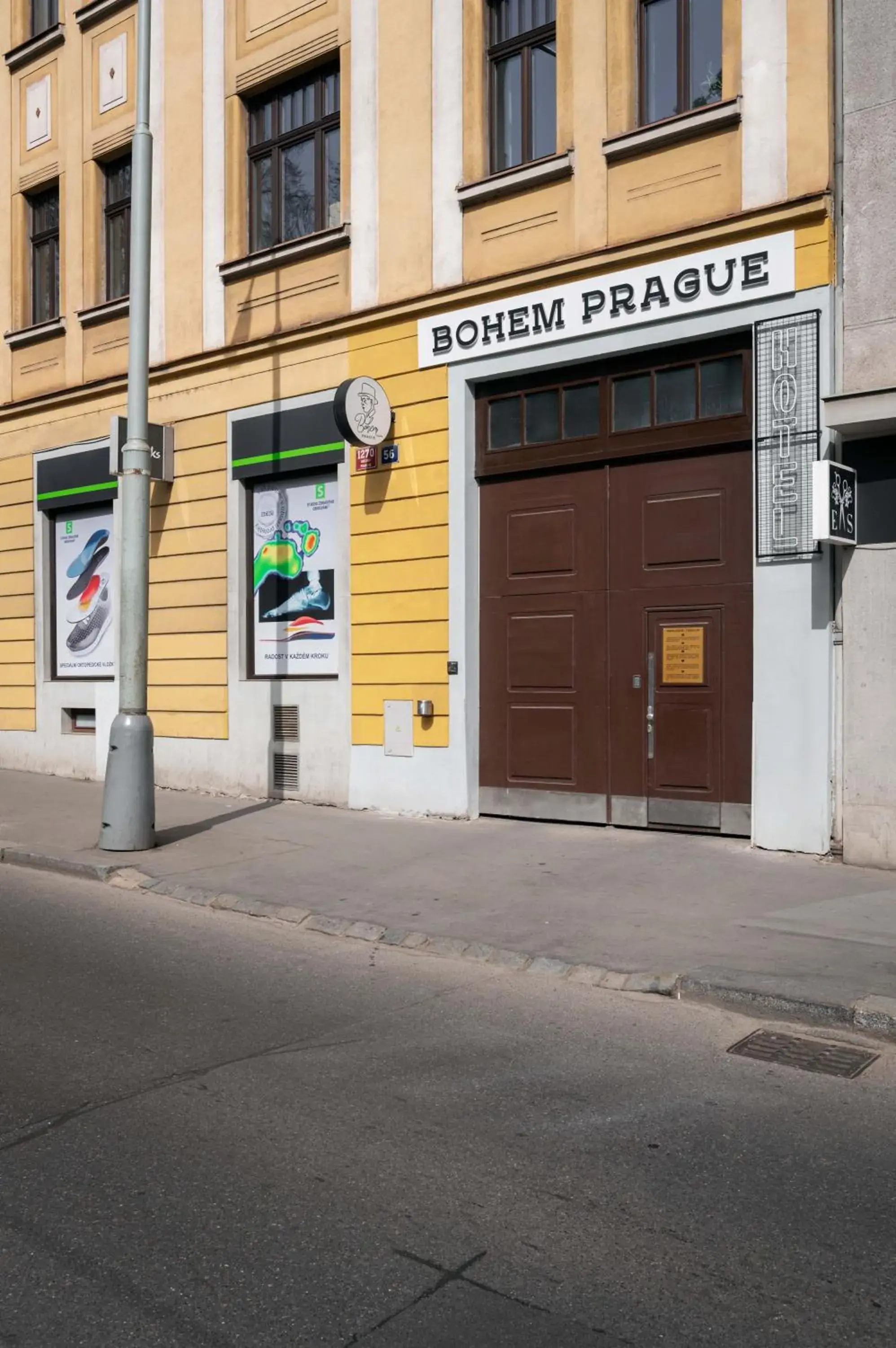 Facade/entrance in Bohem Prague Hotel Facade/entrance in Bohem Prague Hotel