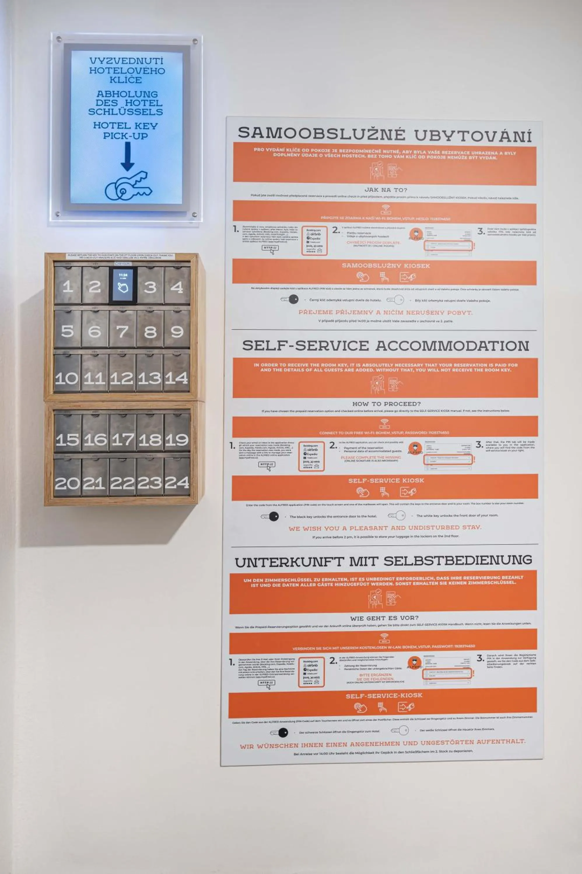 Lobby or reception in Bohem Prague Hotel