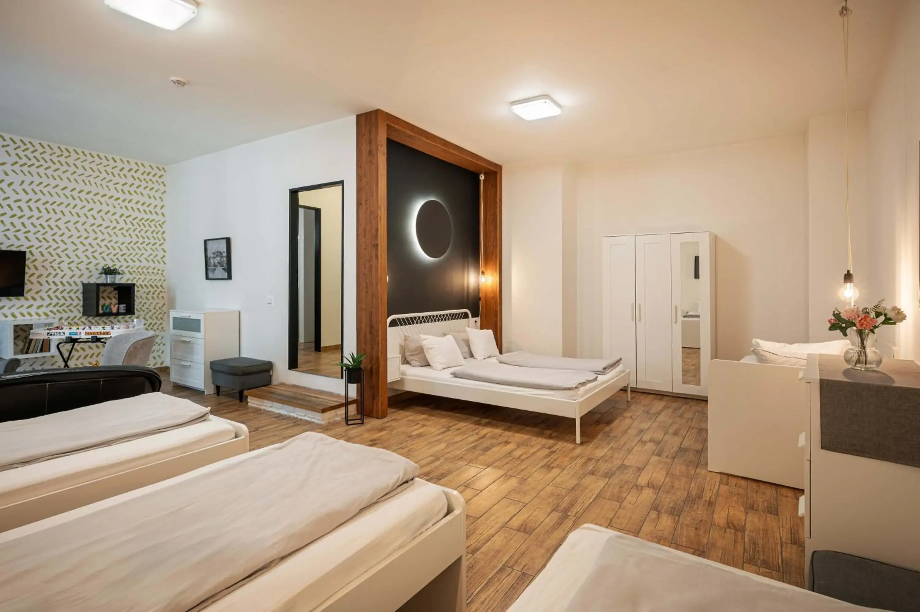 Bed in Bohem Prague Hotel Bed in Bohem Prague Hotel