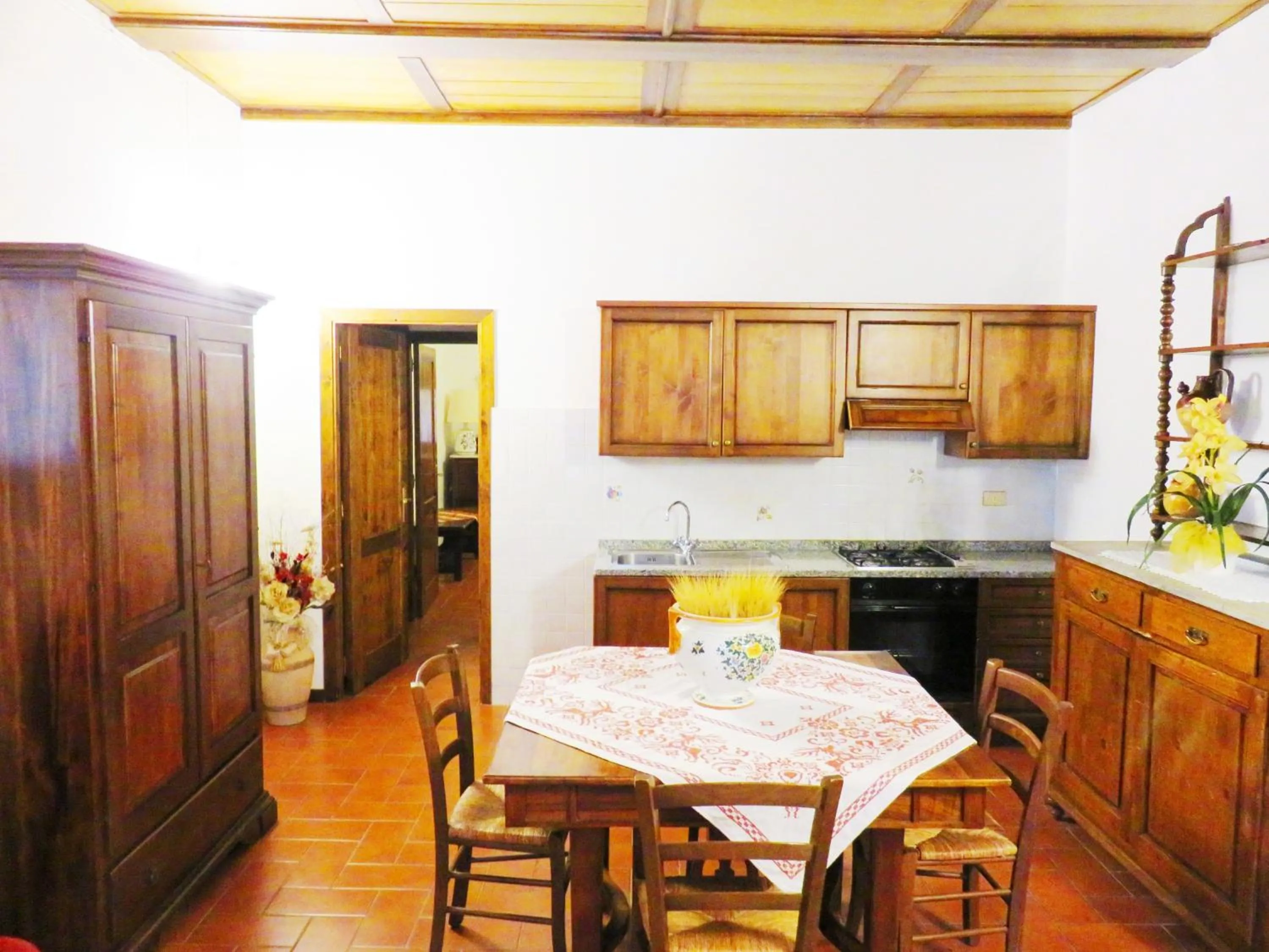 Kitchen or kitchenette in Castello Cortevecchio