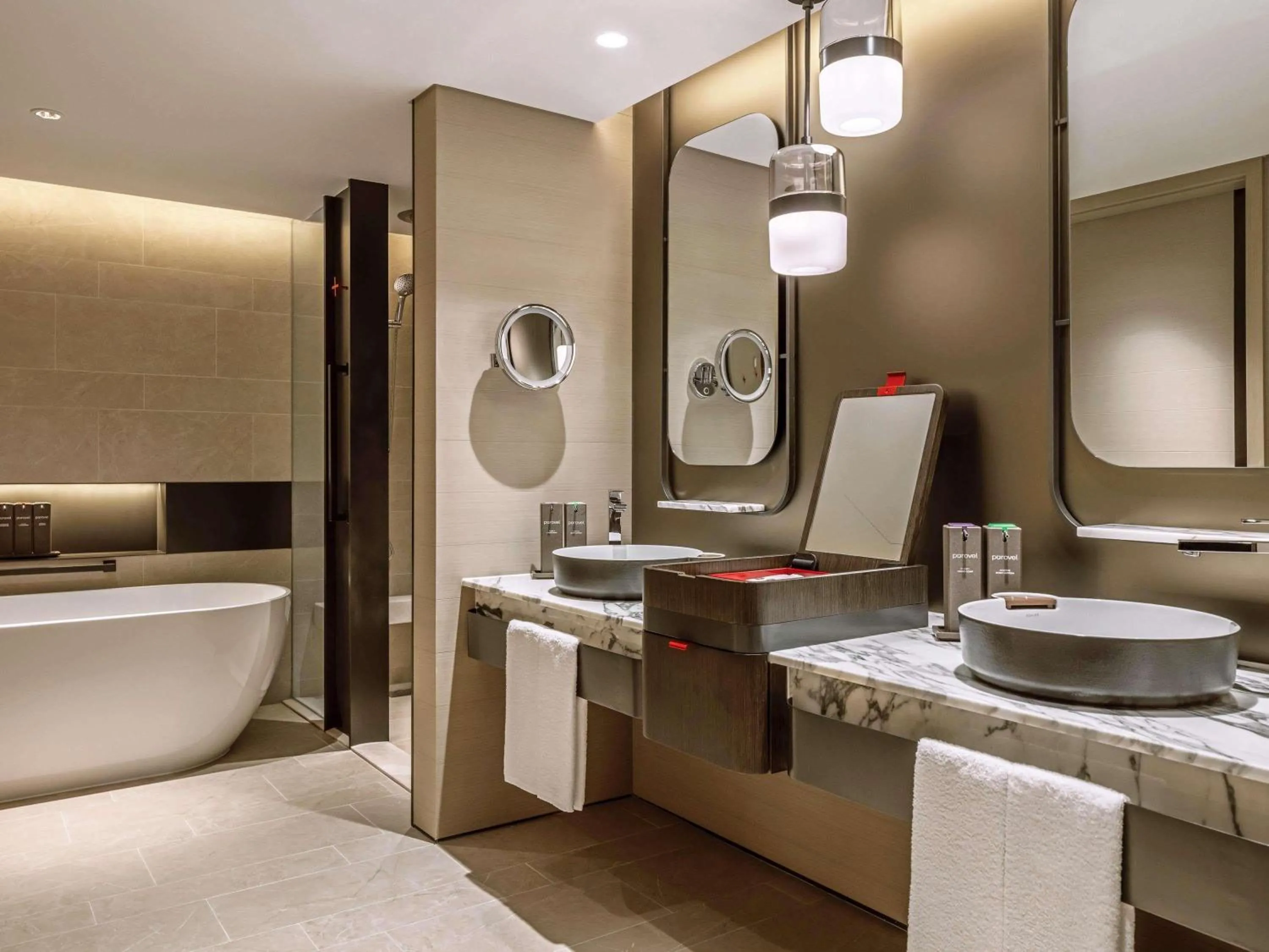 Bedroom in Swissotel The Stamford Singapore