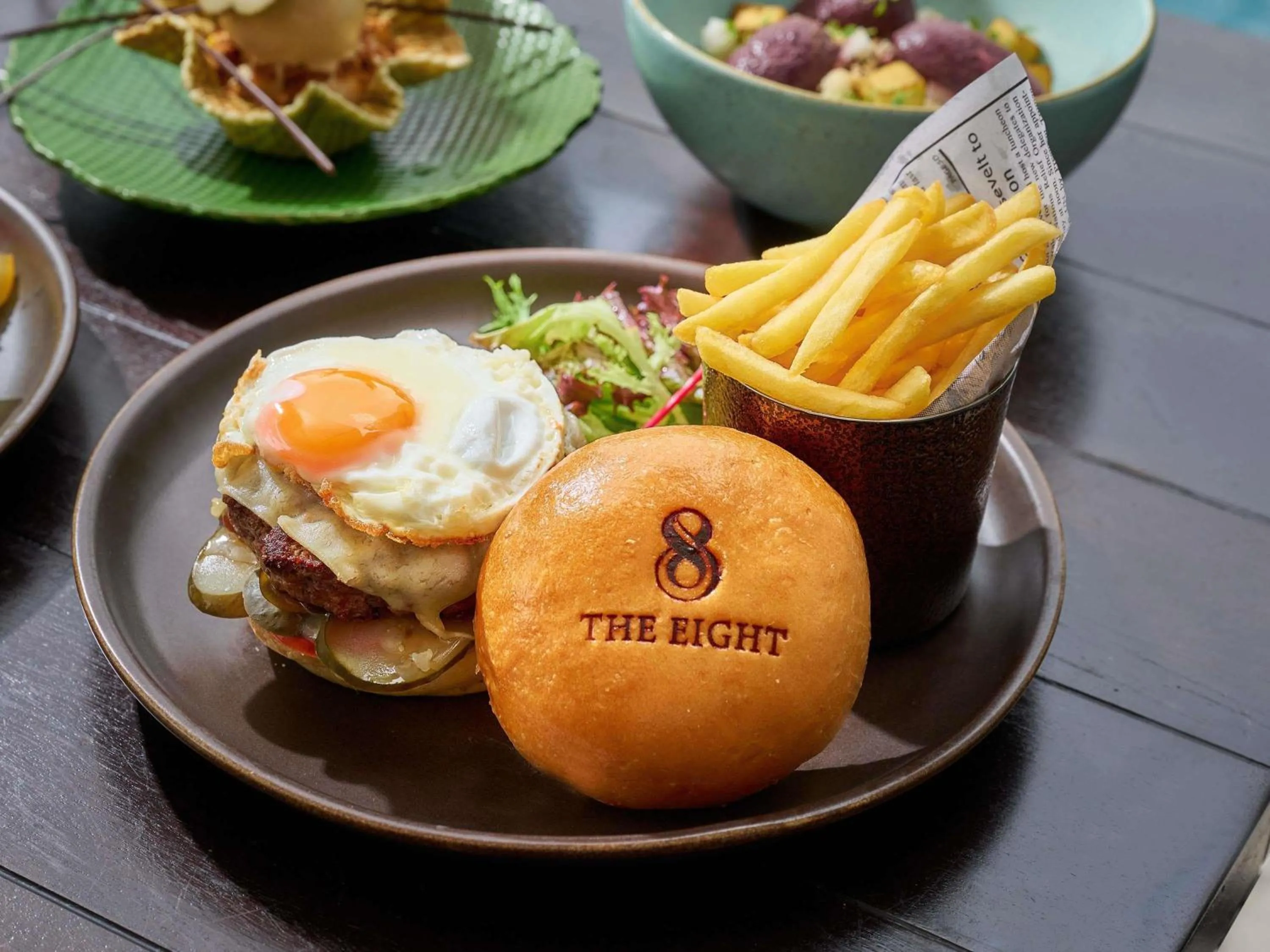 Pool view in Swissotel The Stamford Singapore