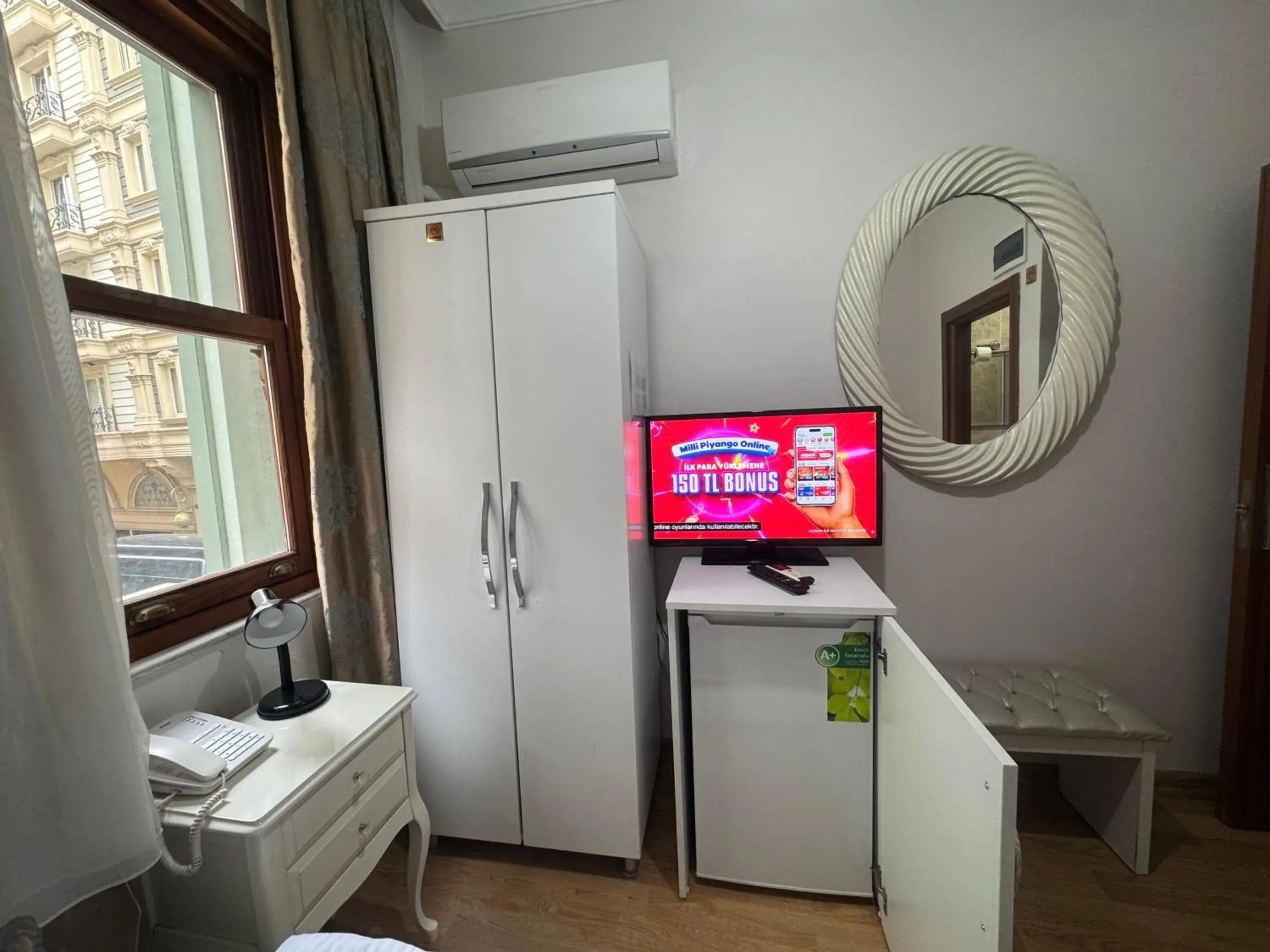 Bed in Rosalie Palace Hotel Bed in Rosalie Palace Hotel