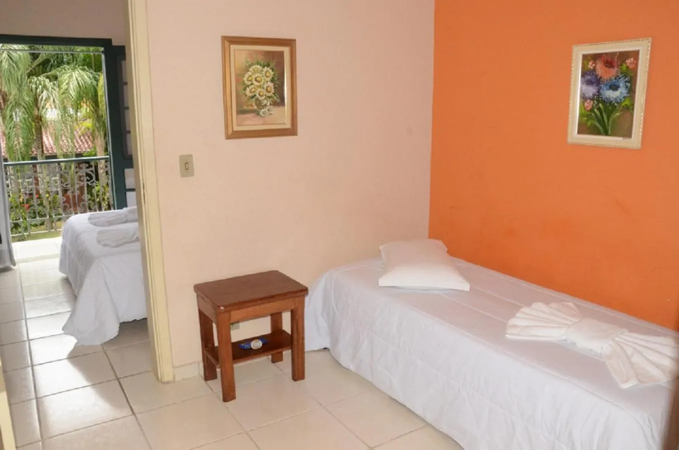 Bed in Pousada Villa Harmonia