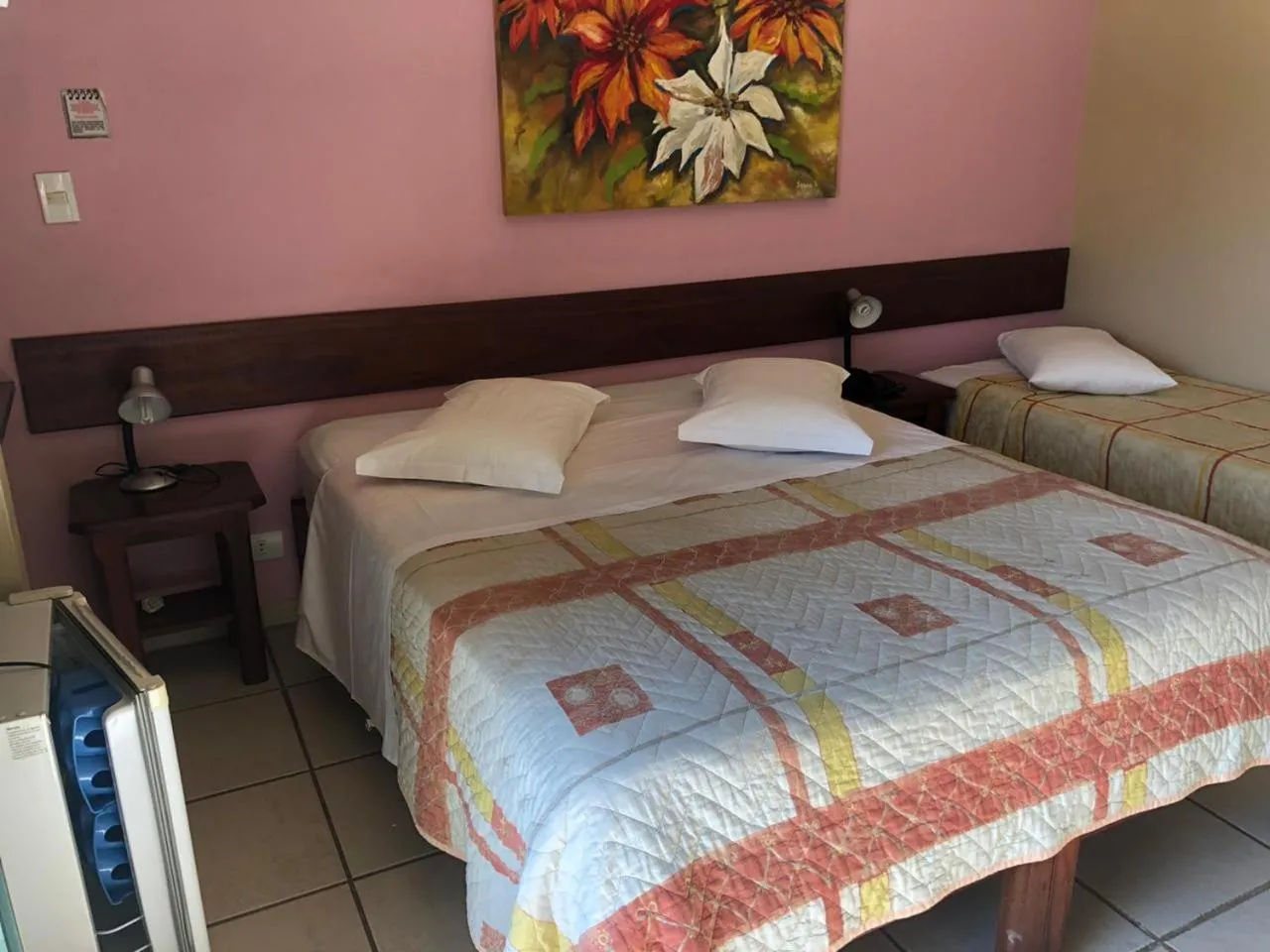 Bed in Pousada Villa Harmonia