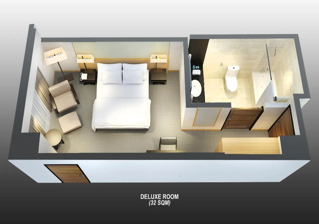 Floor plan in Grand Mercure Singapore Roxy