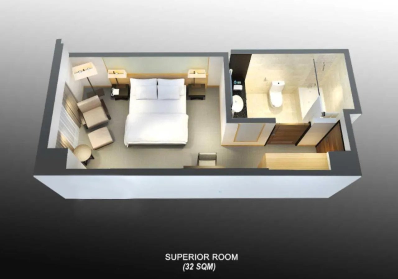 Floor plan in Grand Mercure Singapore Roxy