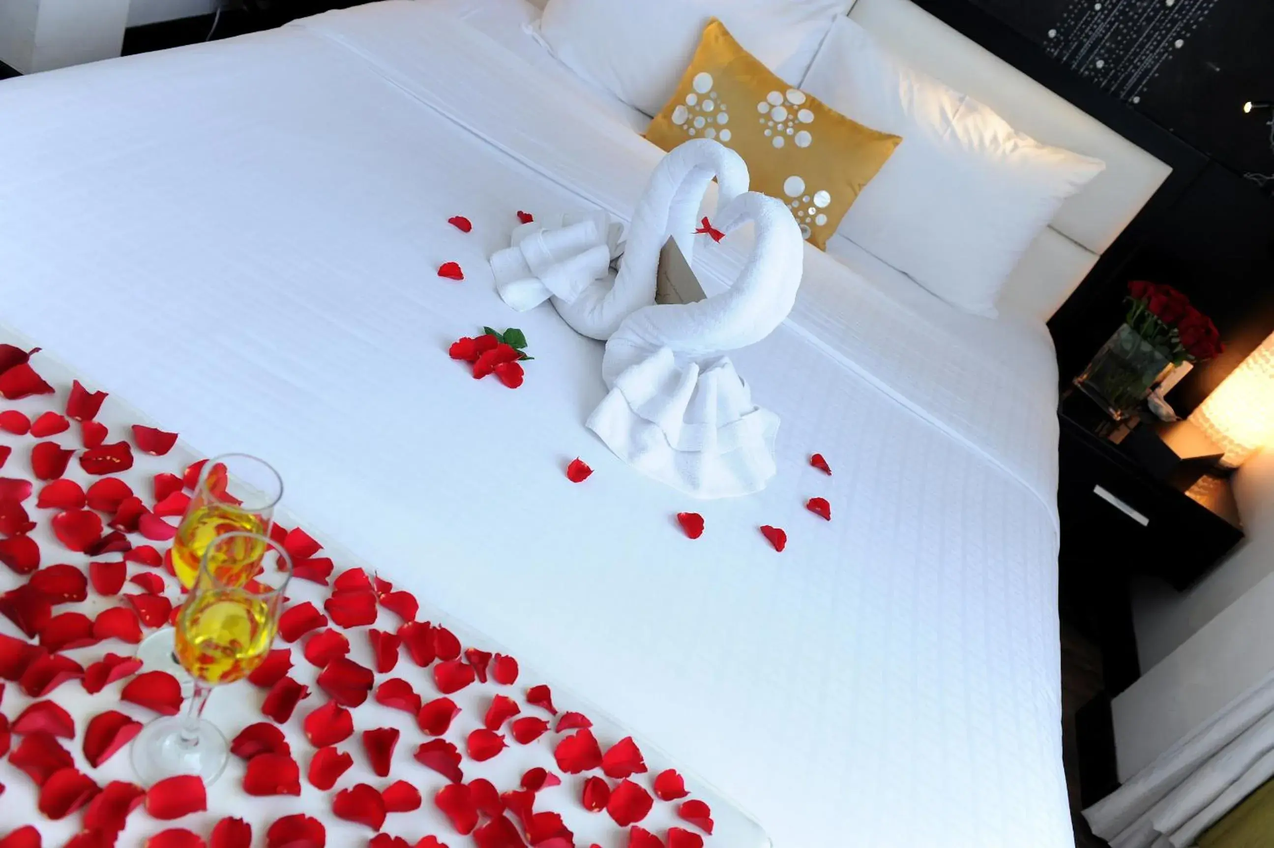 Decorative detail, Bed in Orchid Hotel Decorative detail, Bed in Orchid Hotel