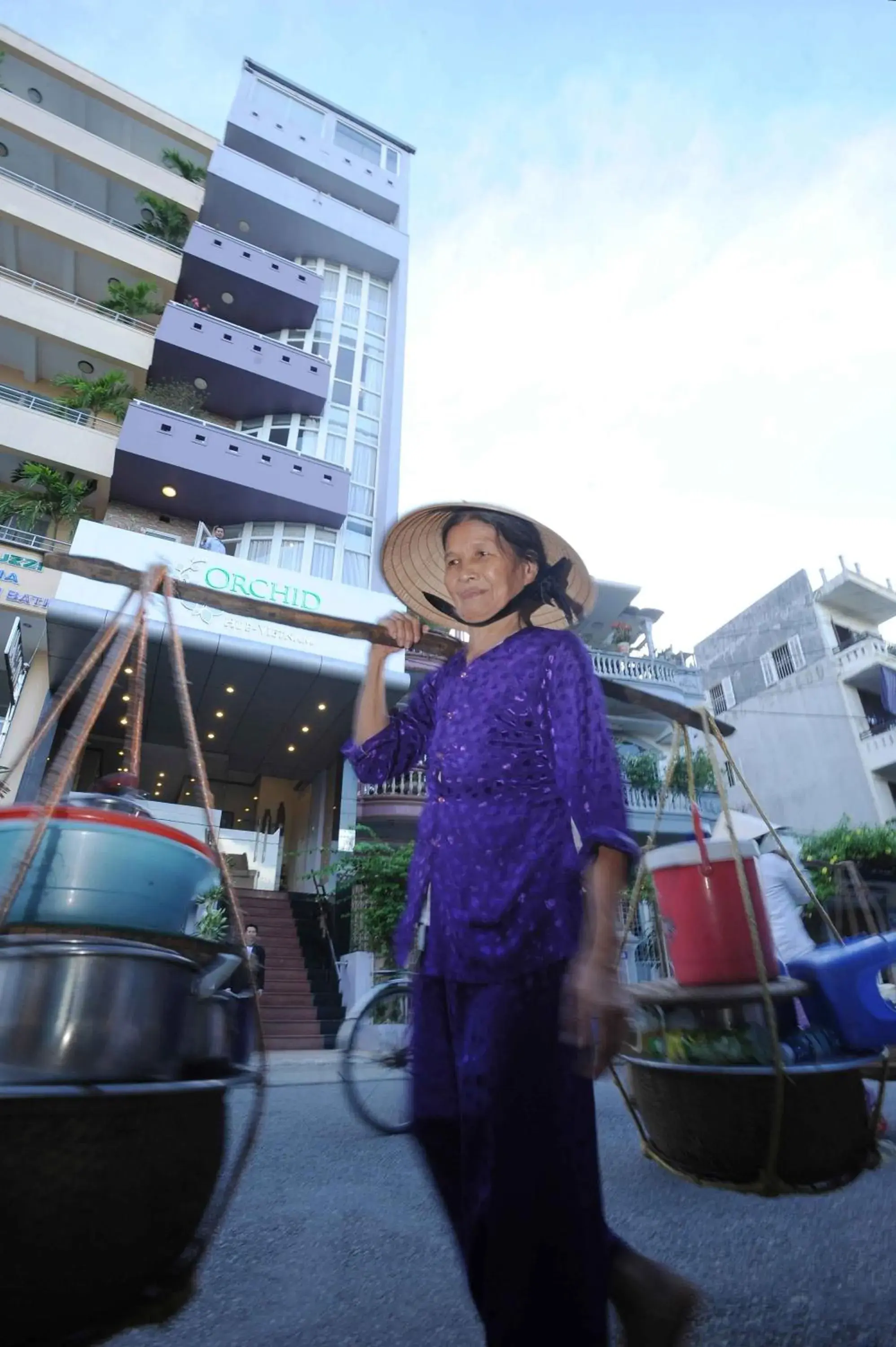 Facade/entrance in Orchid Hotel Facade/entrance in Orchid Hotel
