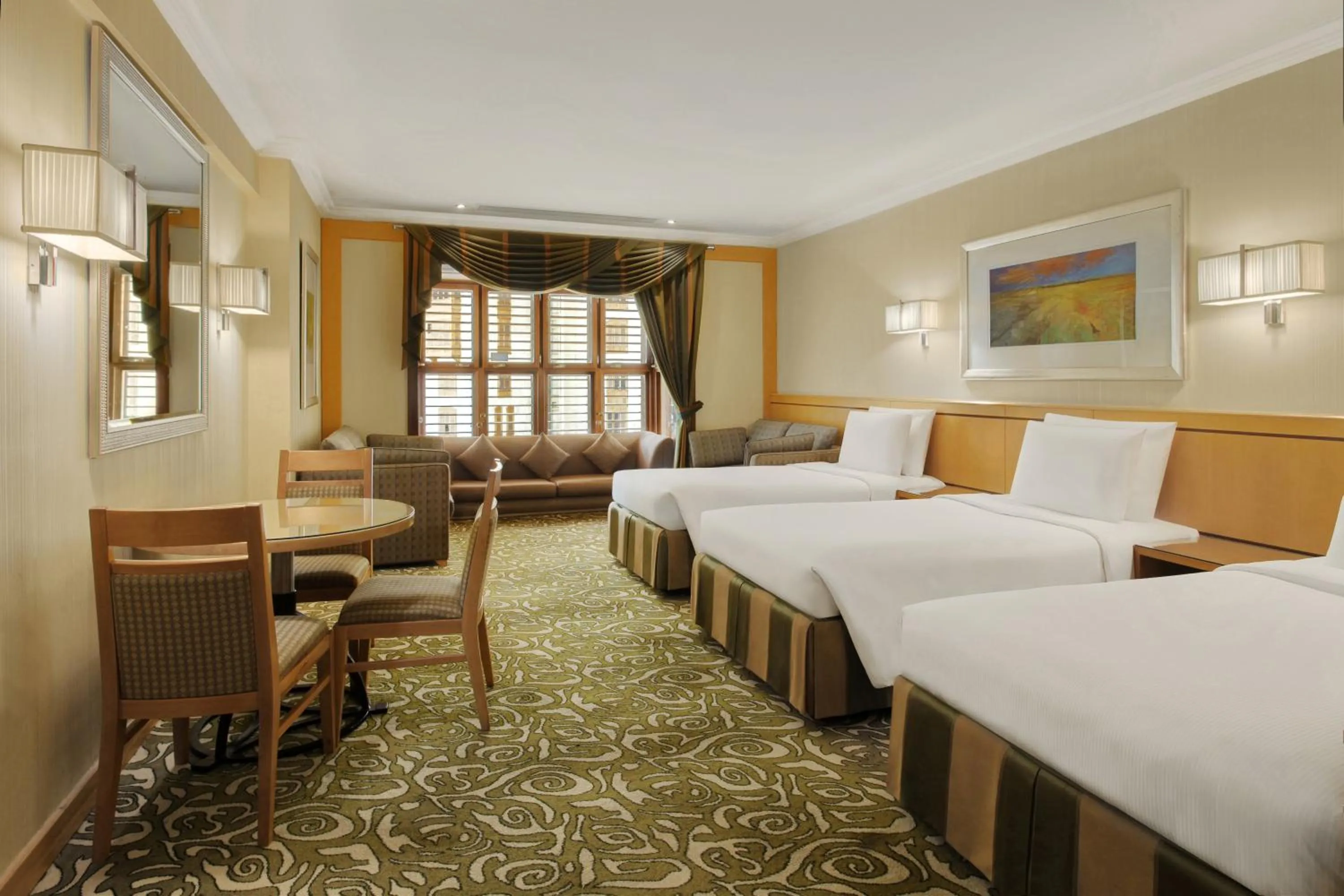 View (from property/room), Bed in Makkah Towers