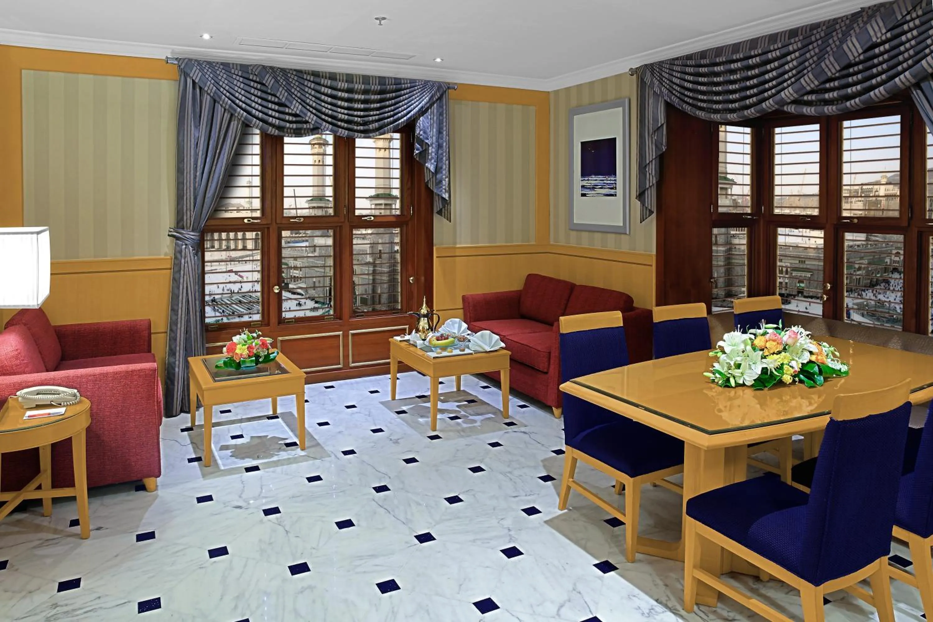 Living room in Makkah Towers