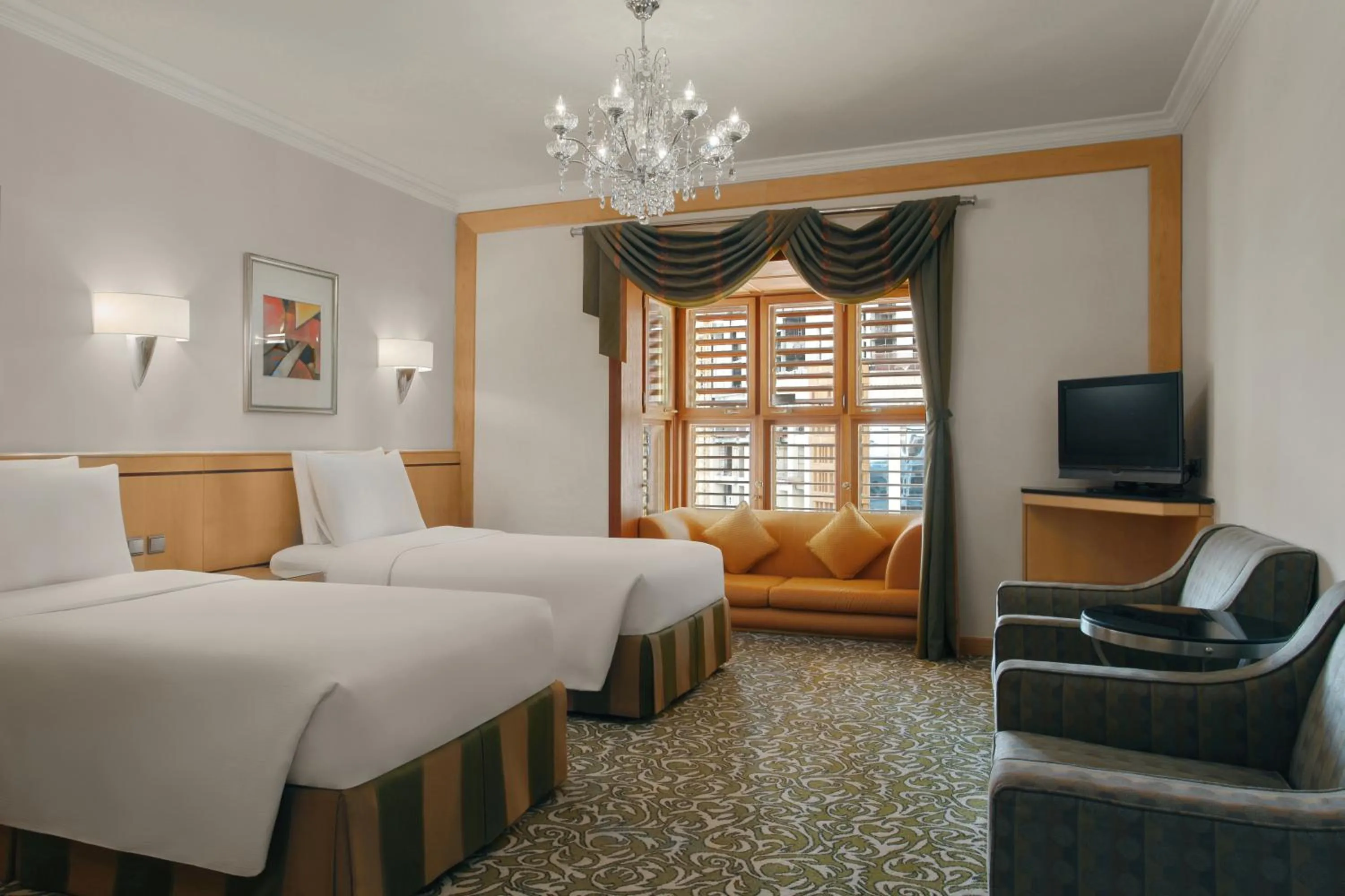 Bedroom, Bed in Makkah Towers