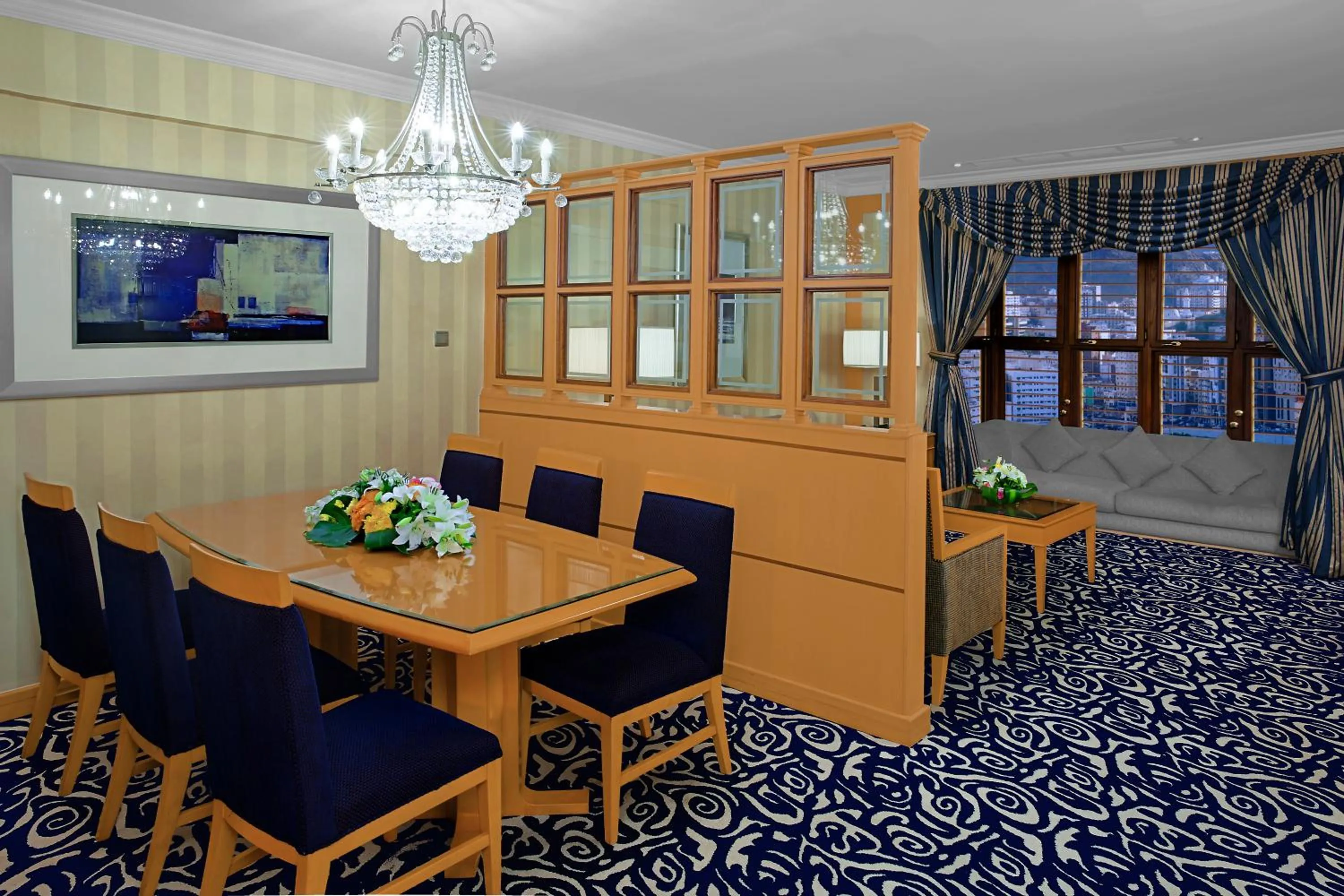 Living room in Makkah Towers