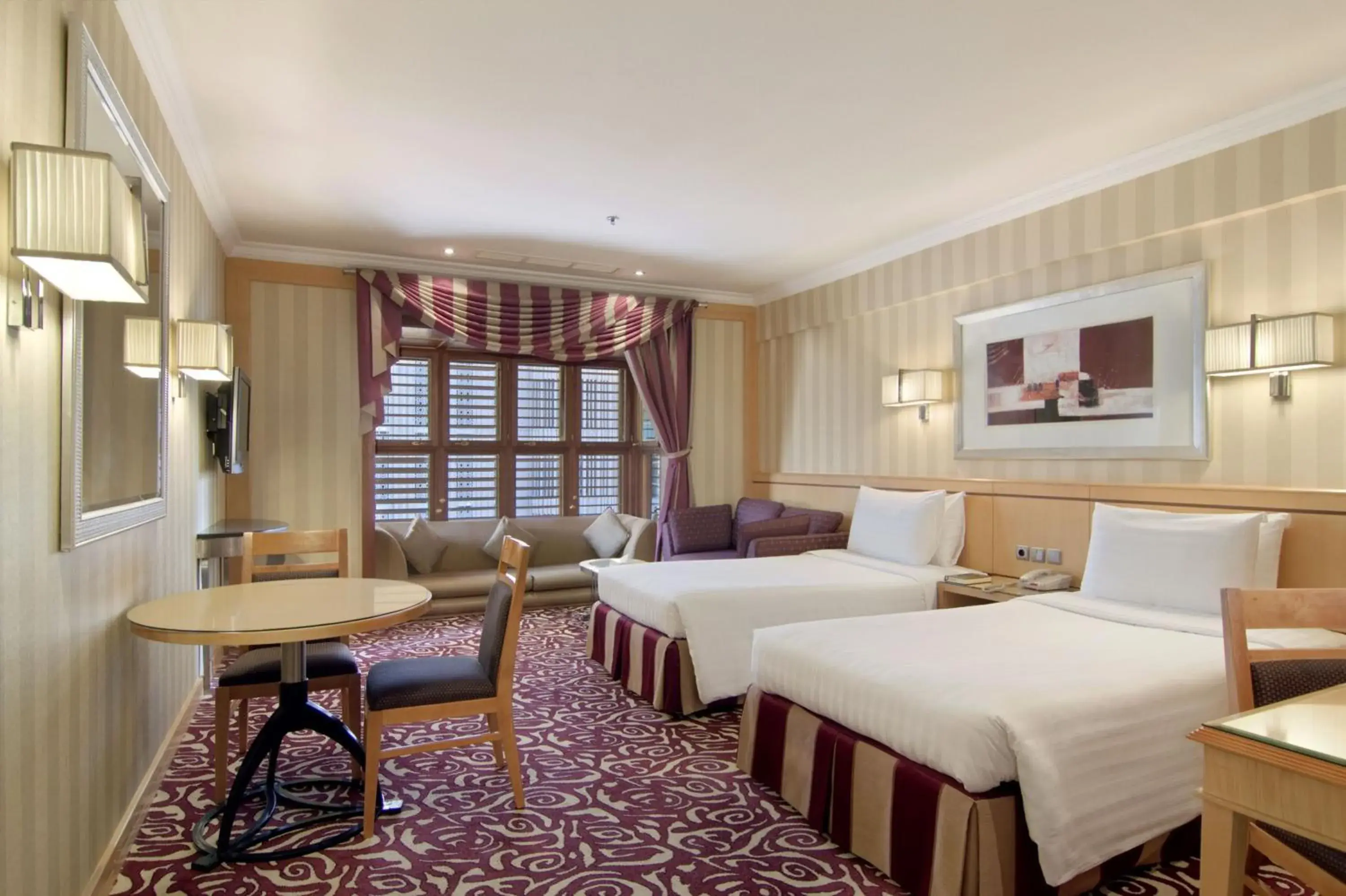 View (from property/room), Bed in Makkah Towers View (from property/room), Bed in Makkah Towers