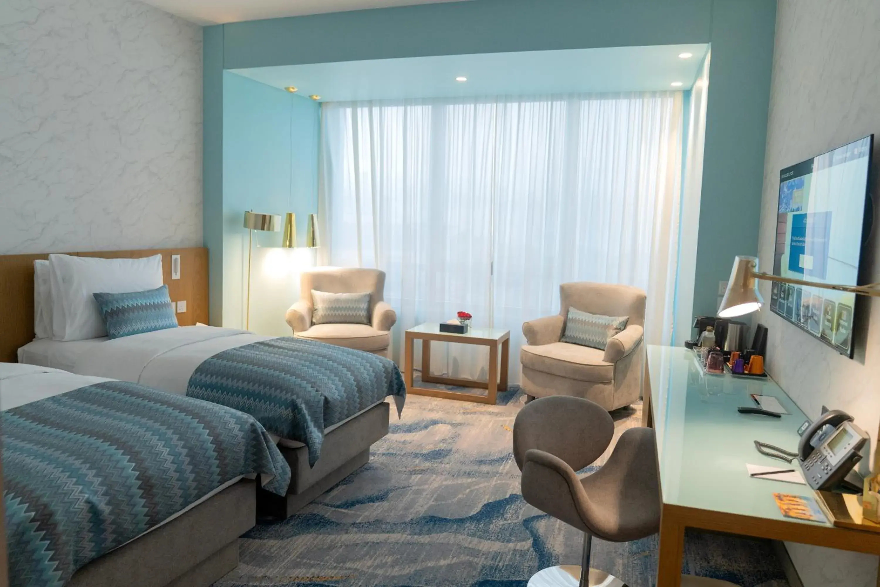 Bed in Symphony Style Hotel Kuwait Bed in Symphony Style Hotel Kuwait