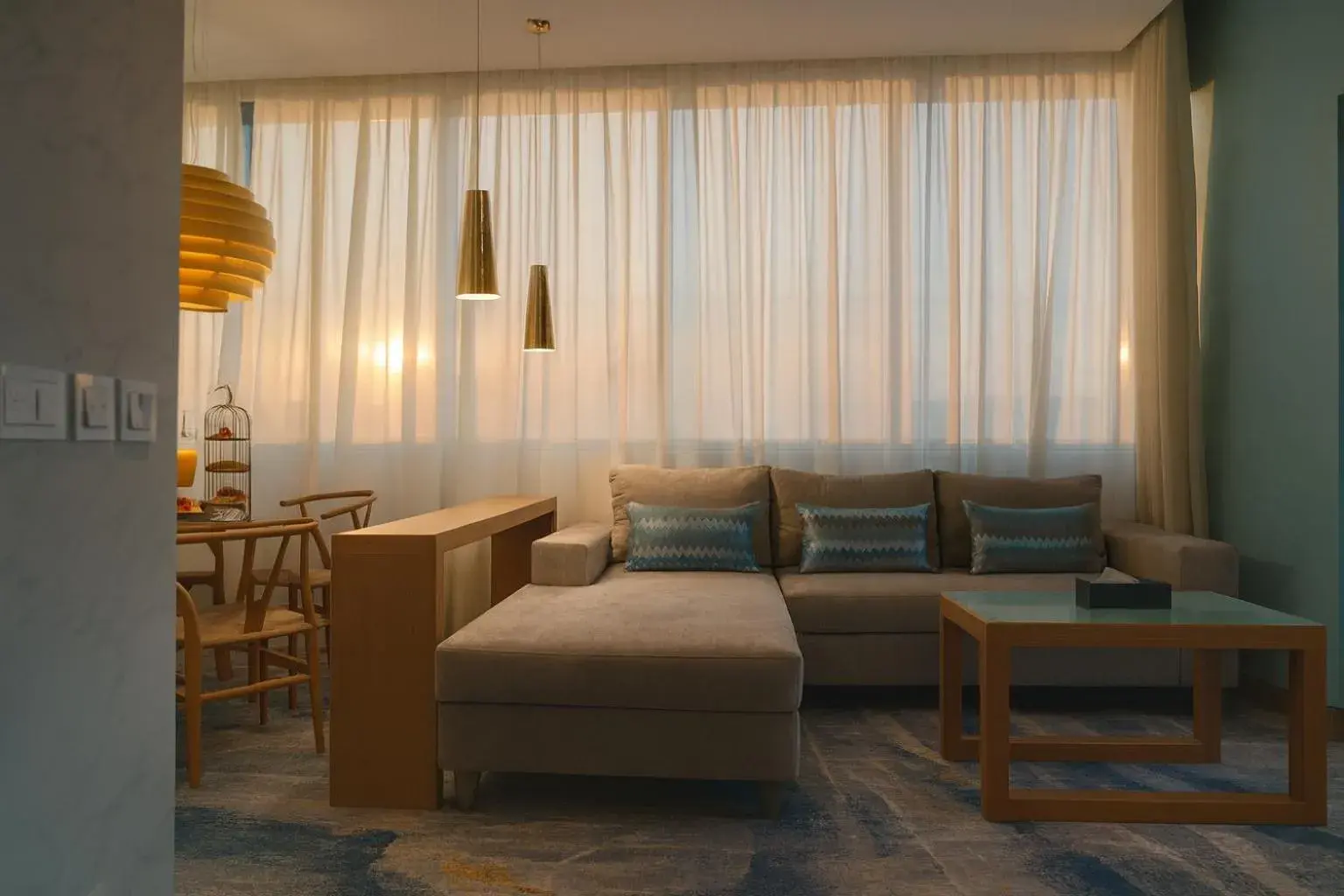 Living room in Symphony Style Hotel Kuwait Living room in Symphony Style Hotel Kuwait