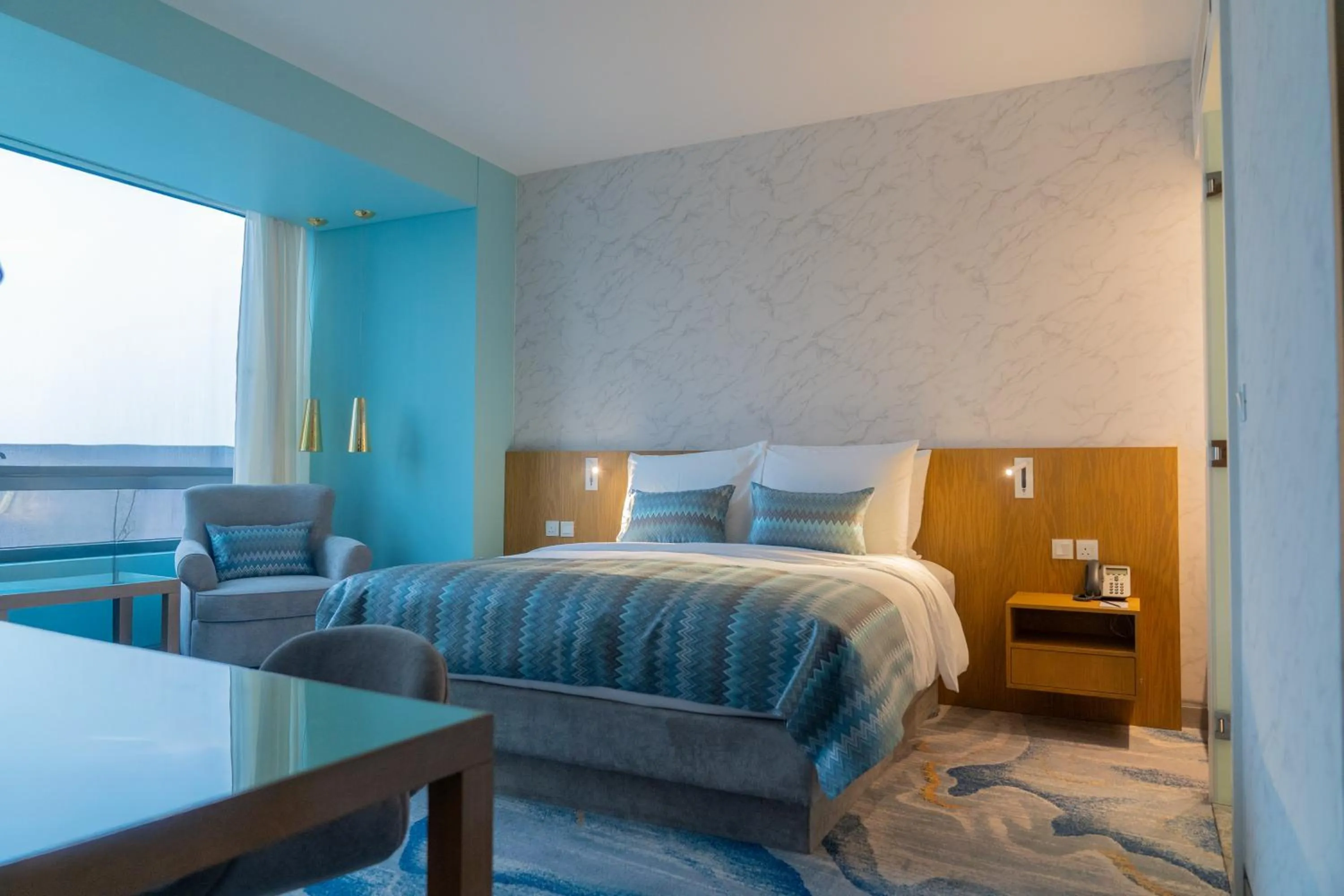 Bed in Symphony Style Hotel Kuwait