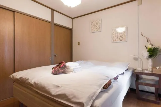 Bed in Ogi-Ohashi Apartment