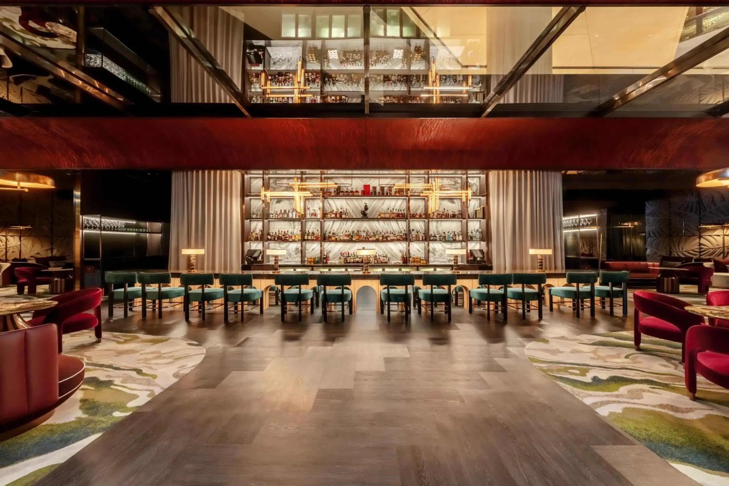 Lounge or bar in Pan Pacific Singapore Lounge or bar in Pan Pacific Singapore