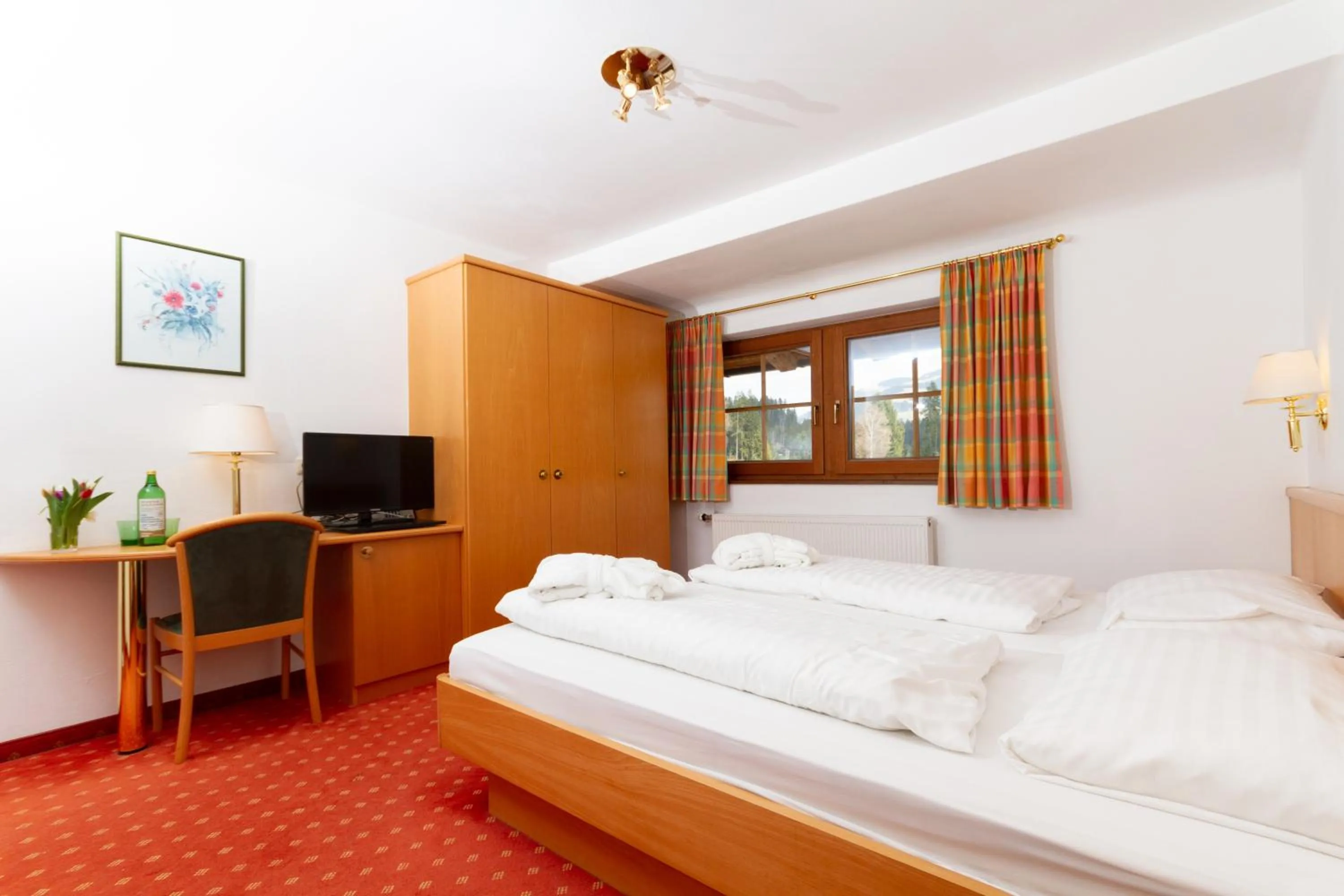 Bed in Bruggerhof - Camping, Restaurant, Hotel