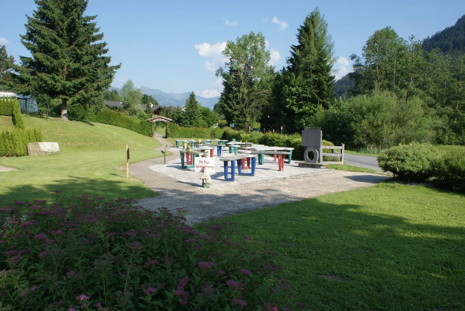Garden in Bruggerhof - Camping, Restaurant, Hotel