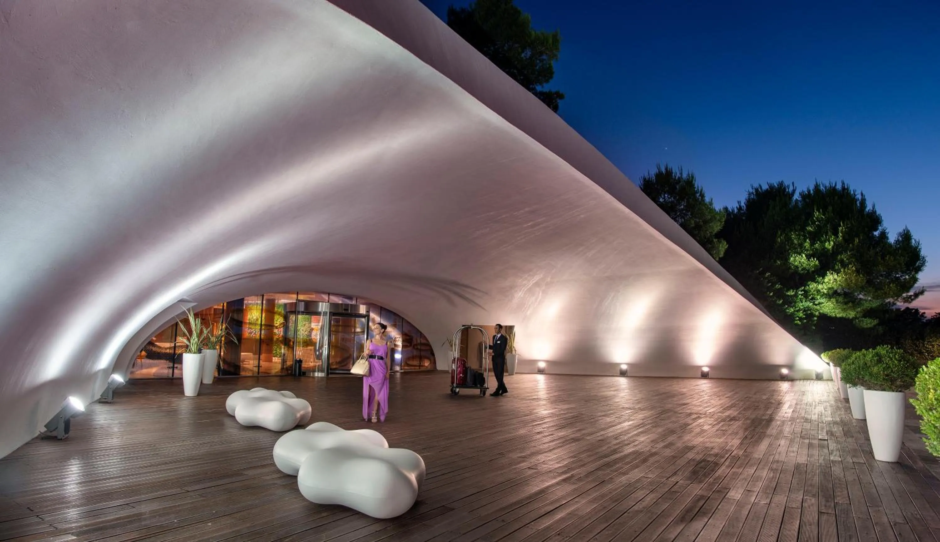 Facade/entrance in Ethra Reserve Kalidria