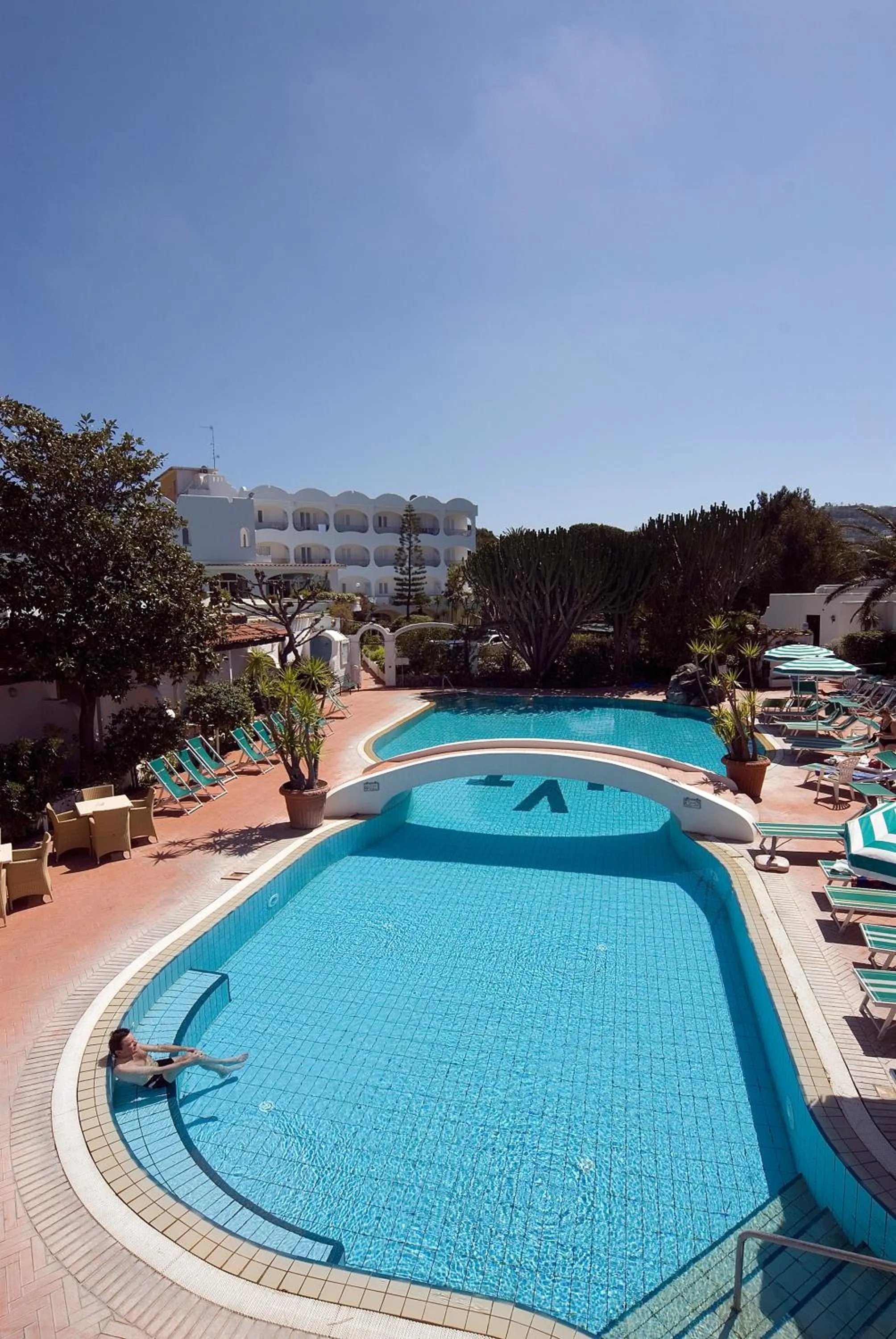 Swimming pool in Hotel Terme Villa Teresa