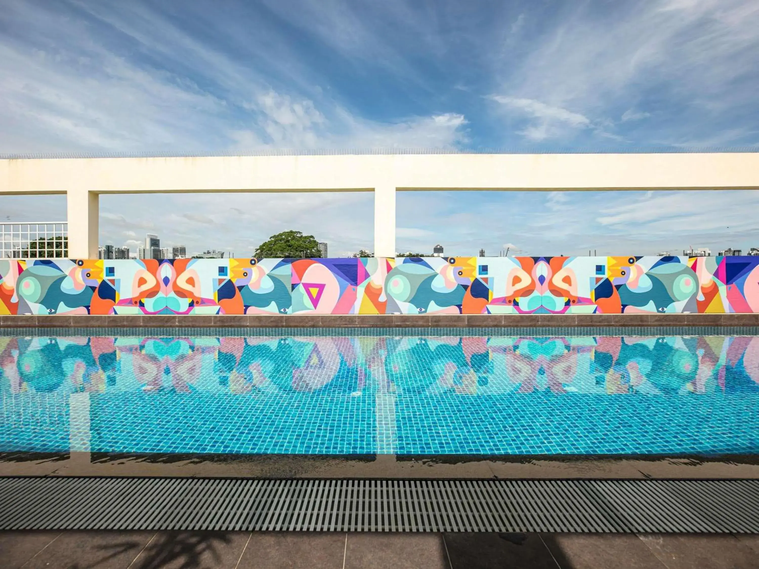 Pool view in ibis budget Singapore Selegie Pool view in ibis budget Singapore Selegie