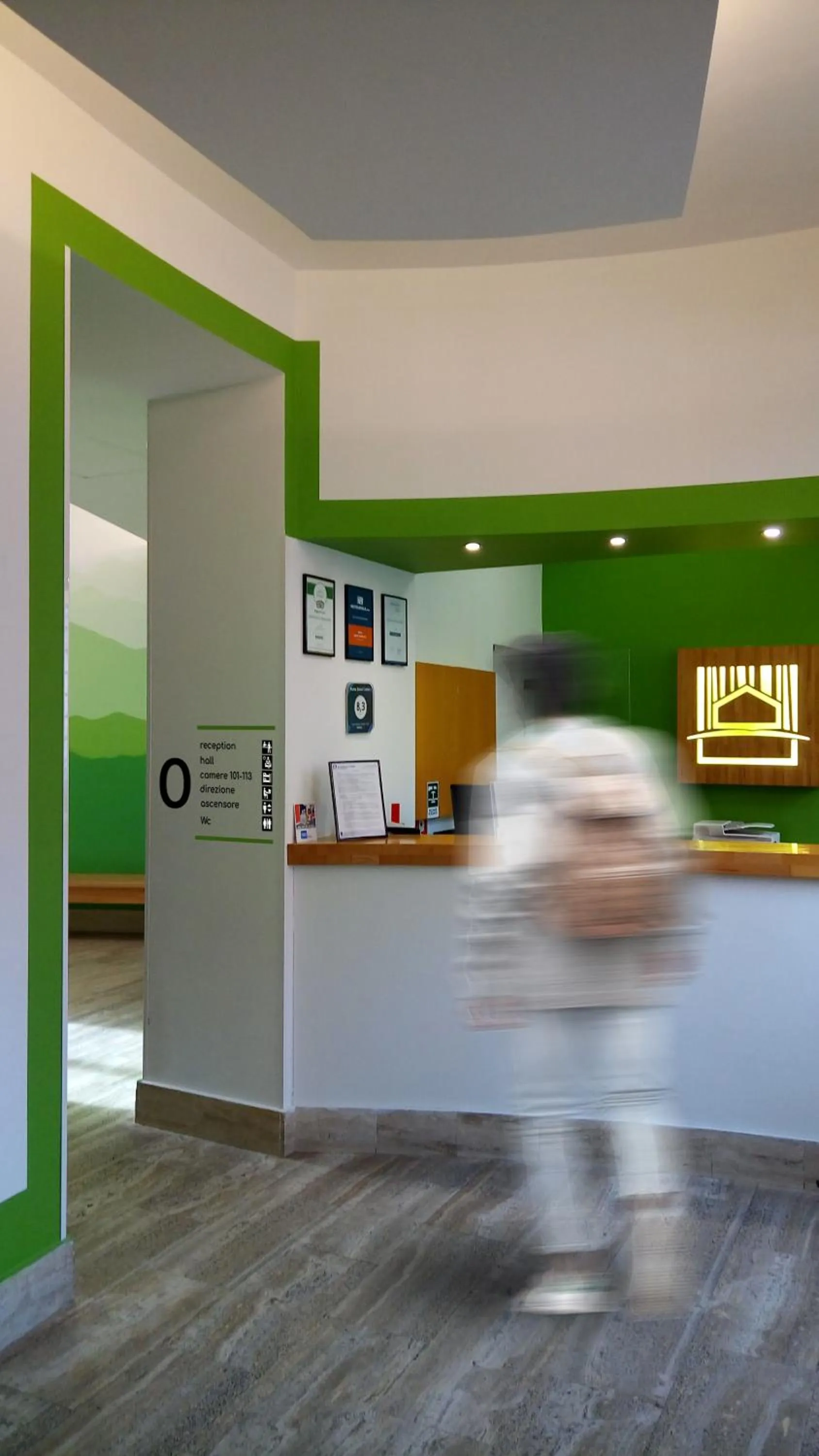 Facade/entrance in Roma Scout Center